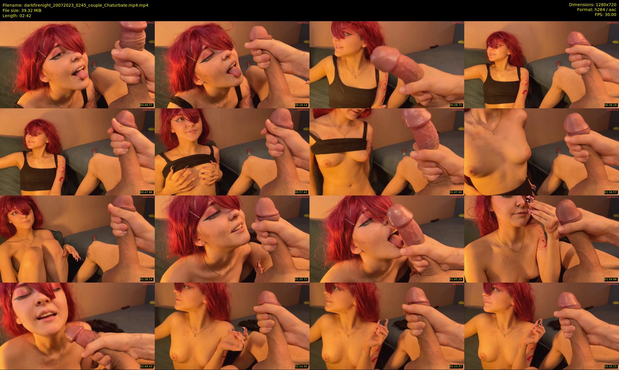 darkfirenight — 3 minute Chaturbate couple cam show recording, 720p, Jul 20, 2023
