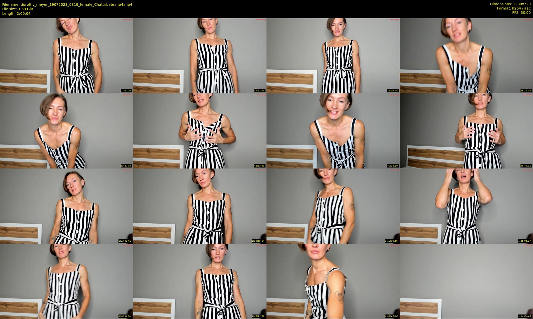 dorothy_meyer — 121 minute Chaturbate female cam show recording, 720p, Jul 19, 2023