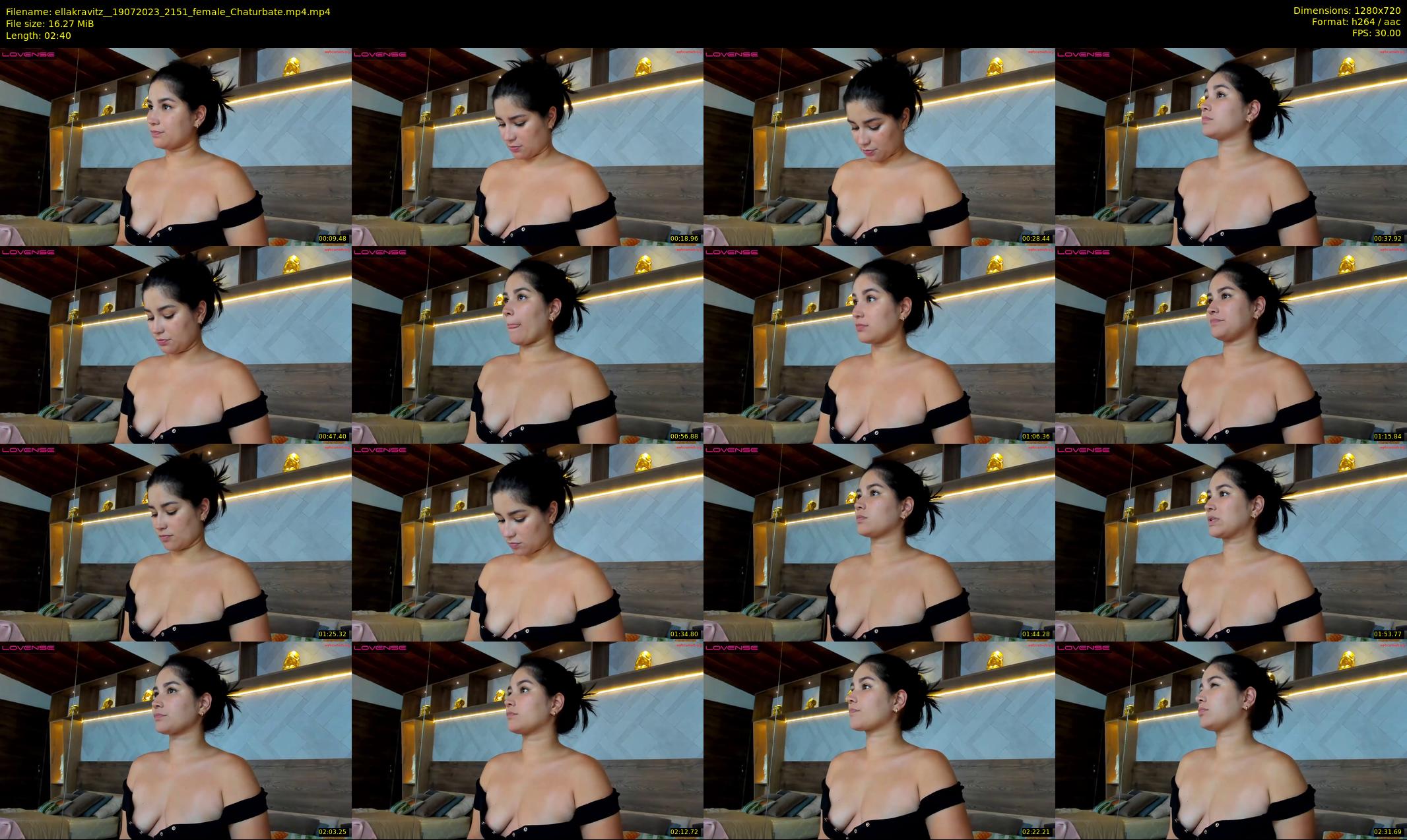ellakravitz_ — 3 minute Chaturbate female cam show recording, 720p, Jul 19, 2023
