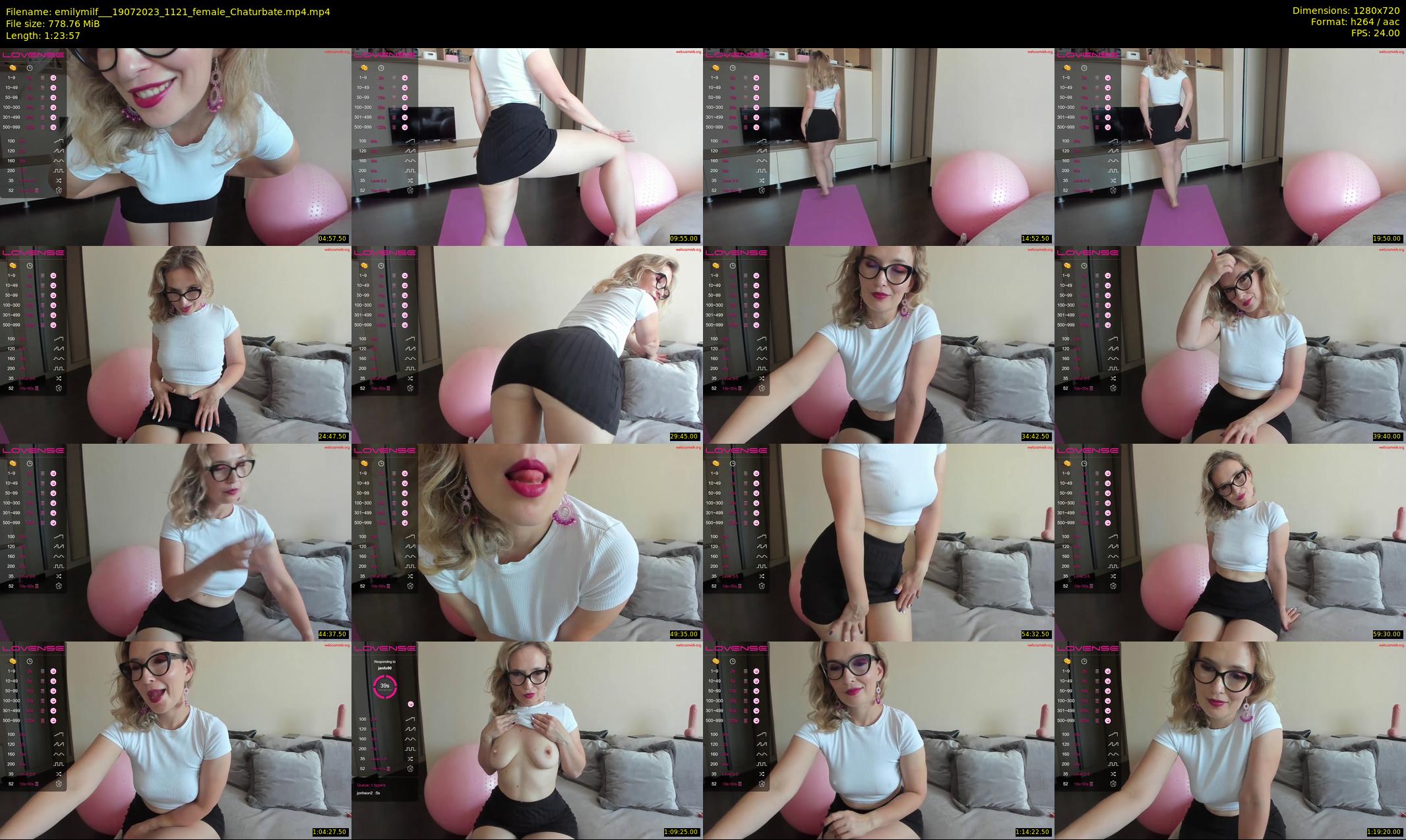 emilymilf__ — 84 minute Chaturbate female cam show recording, 720p, Jul 19, 2023