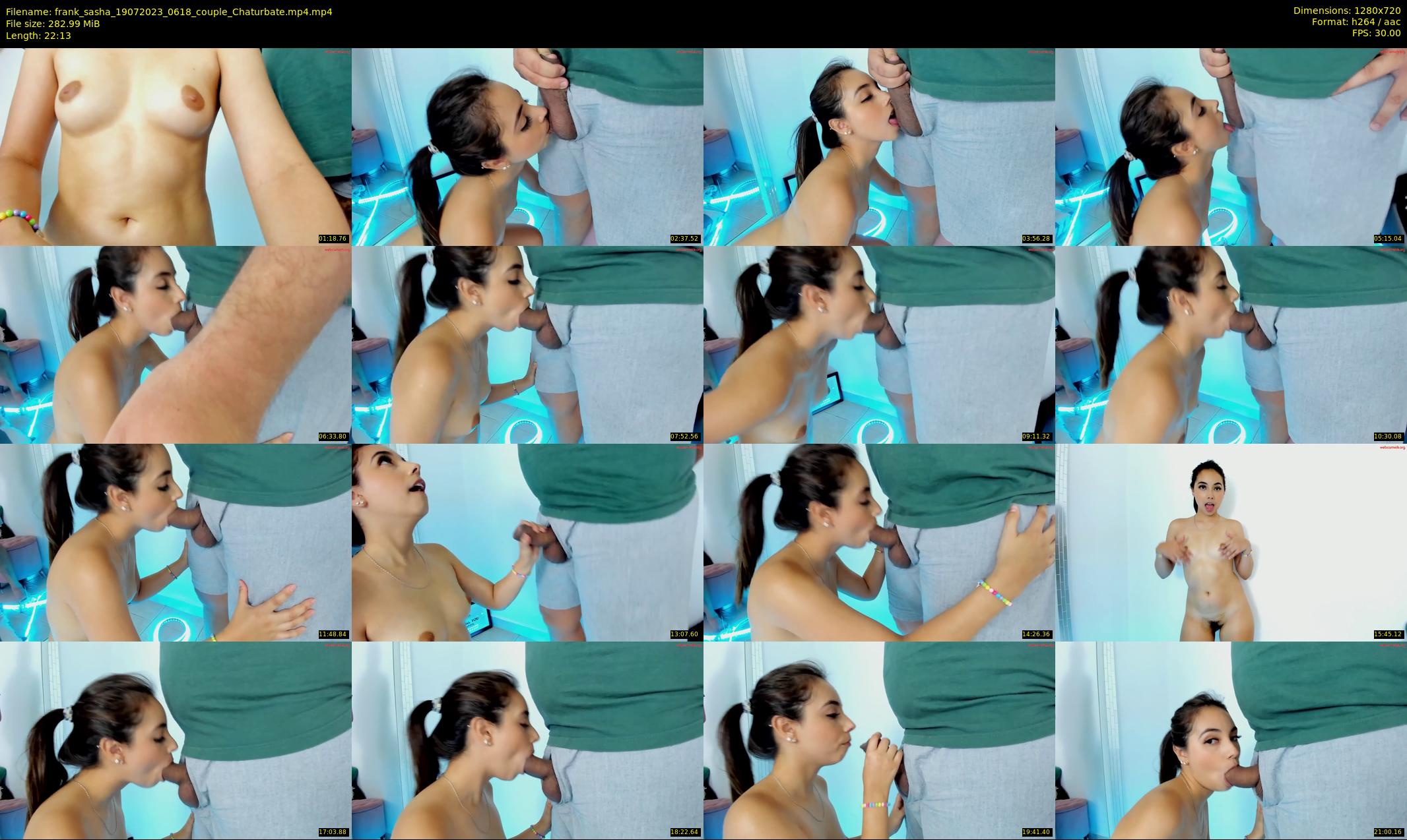 frank_sasha — 23 minute Chaturbate couple cam show recording, 720p, Jul 19, 2023