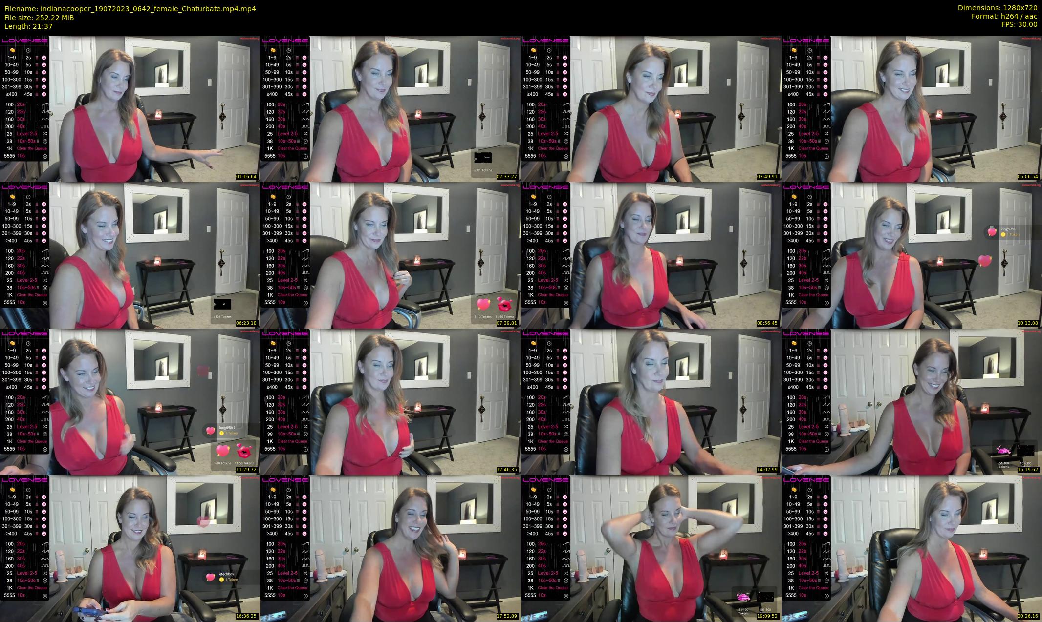 indianacooper — 22 minute Chaturbate female cam show recording, 720p, Jul 19, 2023