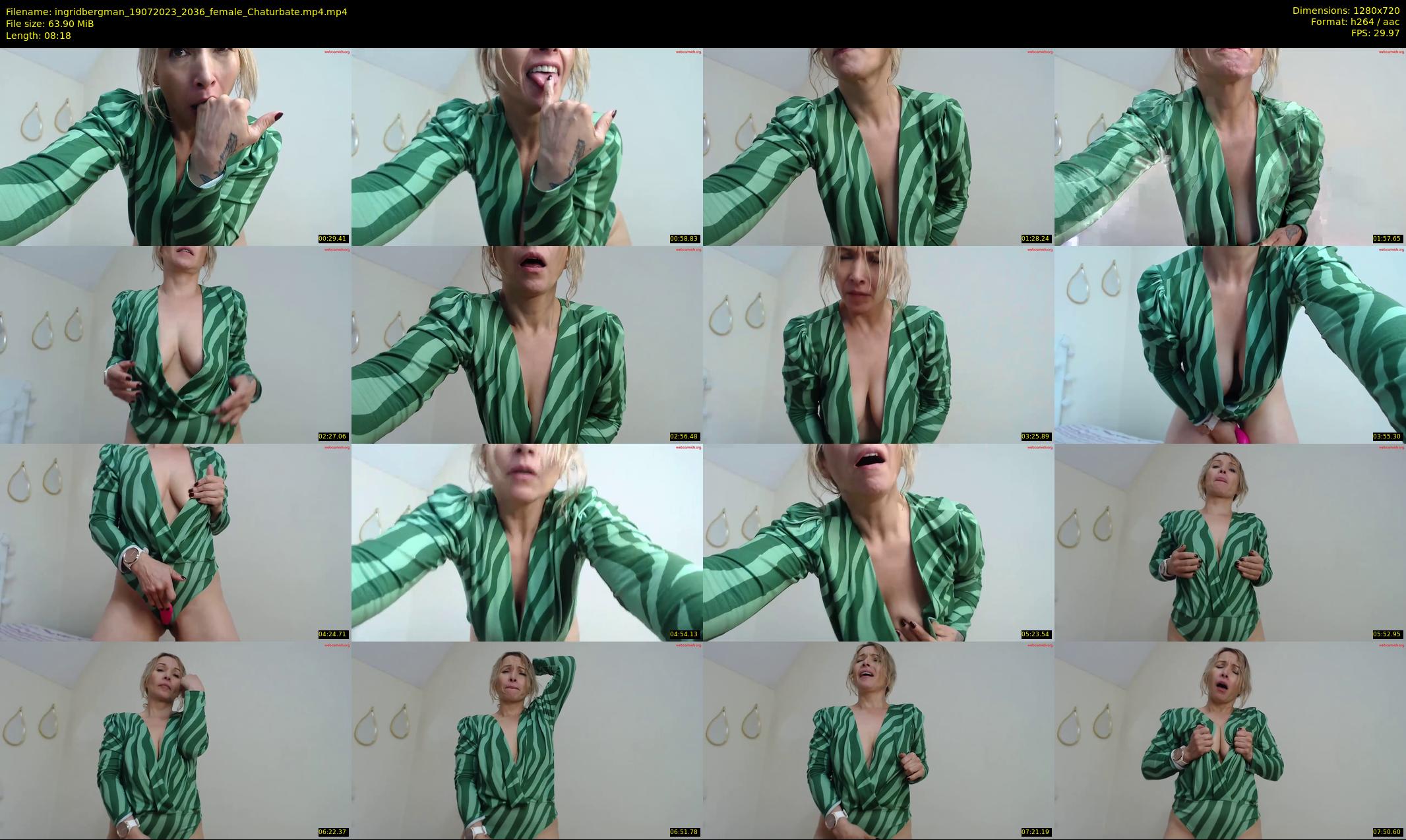 ingridbergman — 9 minute Chaturbate female cam show recording, 720p, Jul 19, 2023