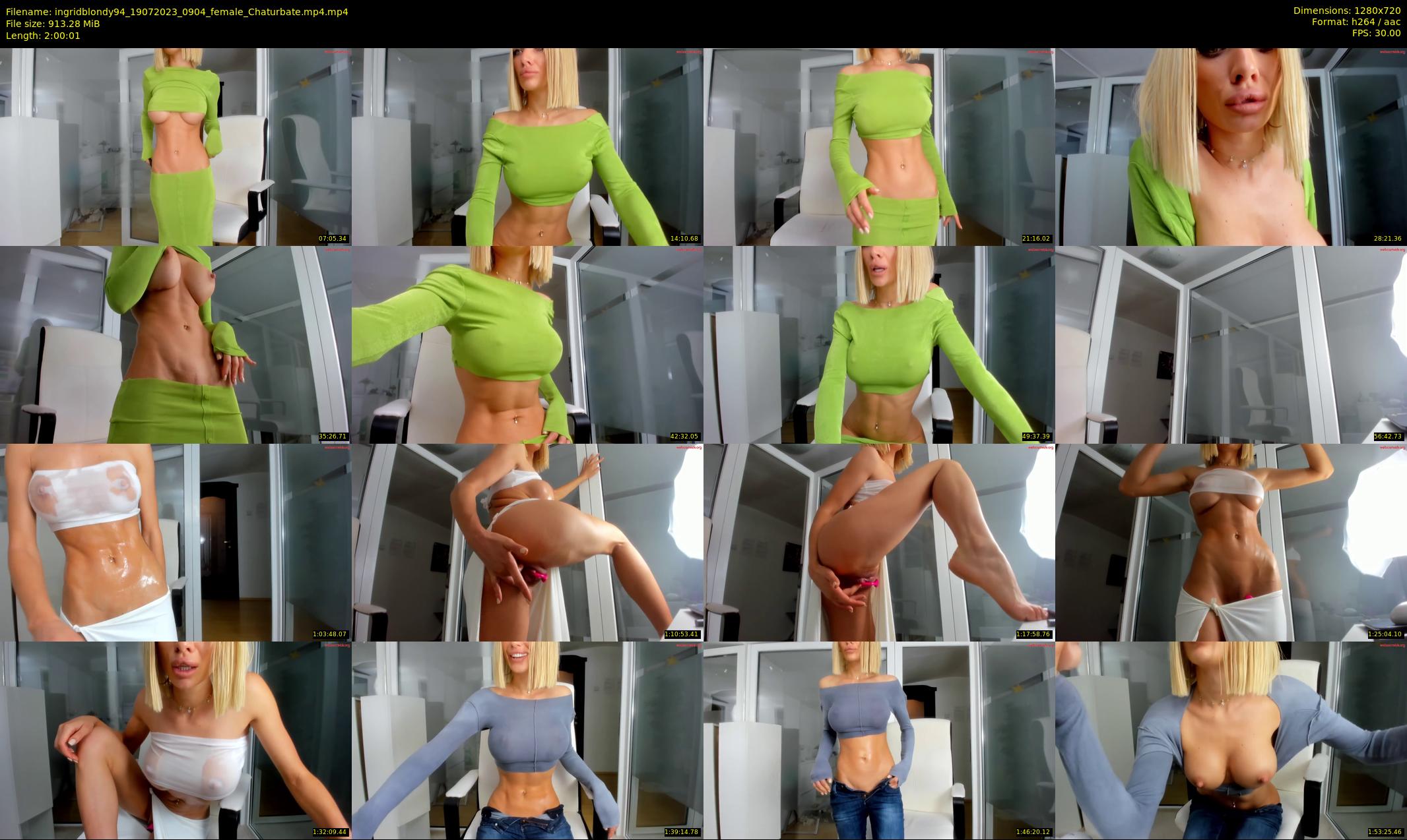 ingridblondy94 — 121 minute Chaturbate female cam show recording, 720p, Jul 19, 2023