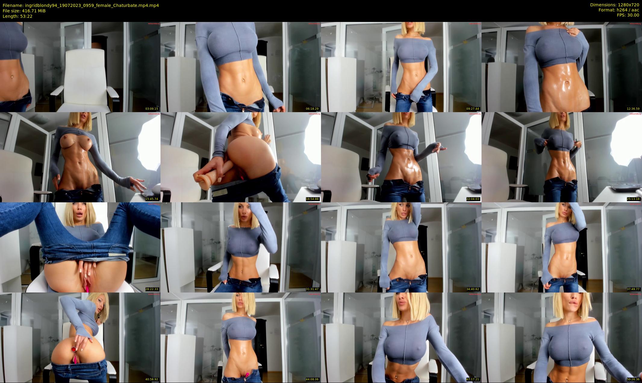ingridblondy94 — 54 minute Chaturbate female cam show recording, 720p, Jul 19, 2023