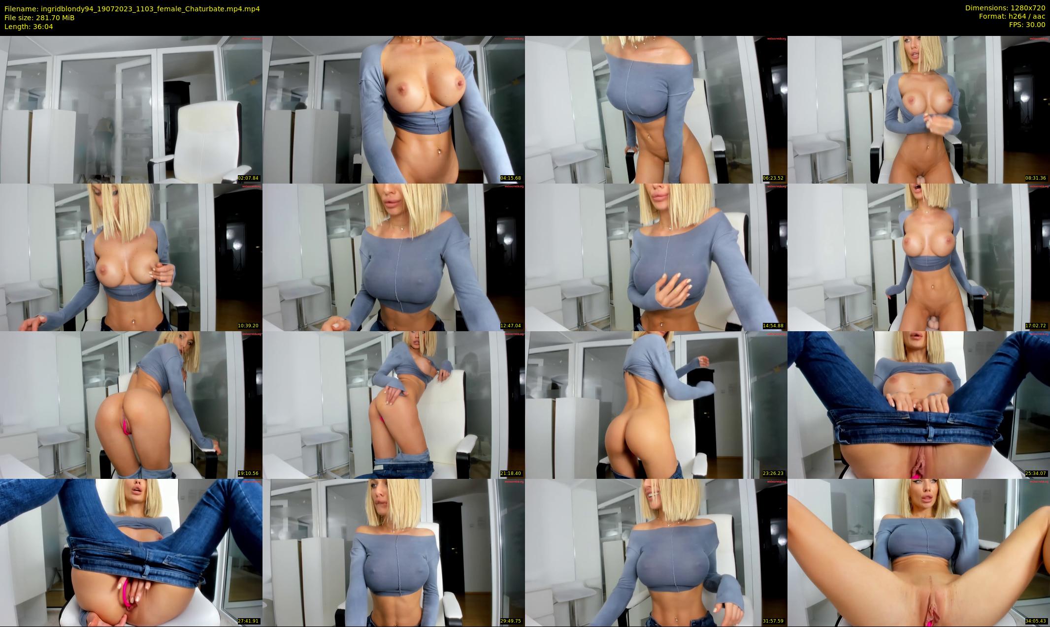 ingridblondy94 — 37 minute Chaturbate female cam show recording, 720p, Jul 19, 2023