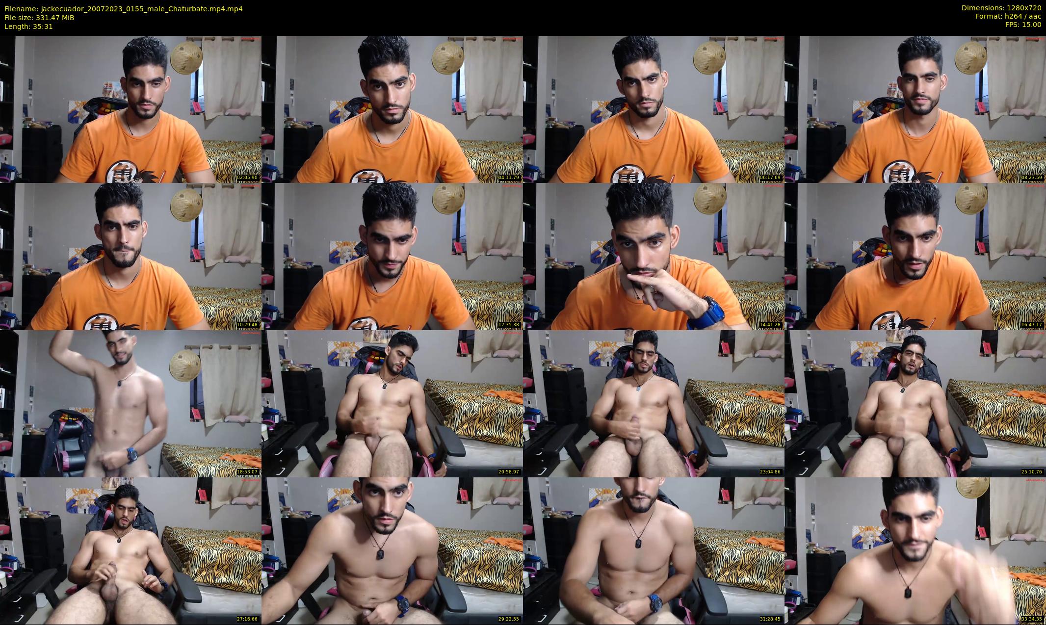jackecuador — 36 minute Chaturbate male cam show recording, 720p, Jul 20, 2023