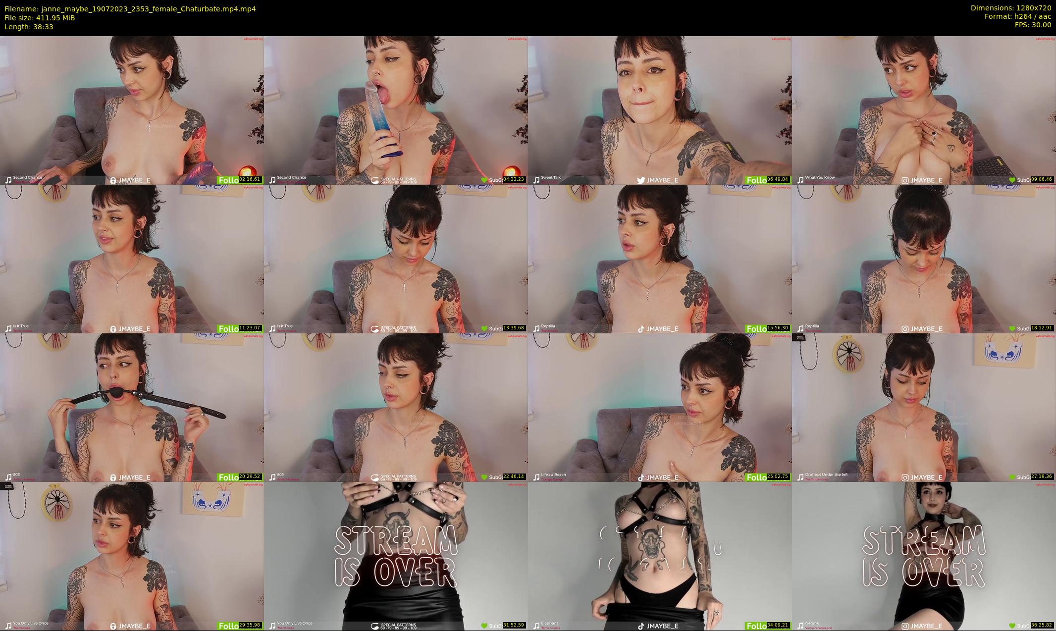 janne_maybe — 39 minute Chaturbate female cam show recording, 720p, Jul 19, 2023