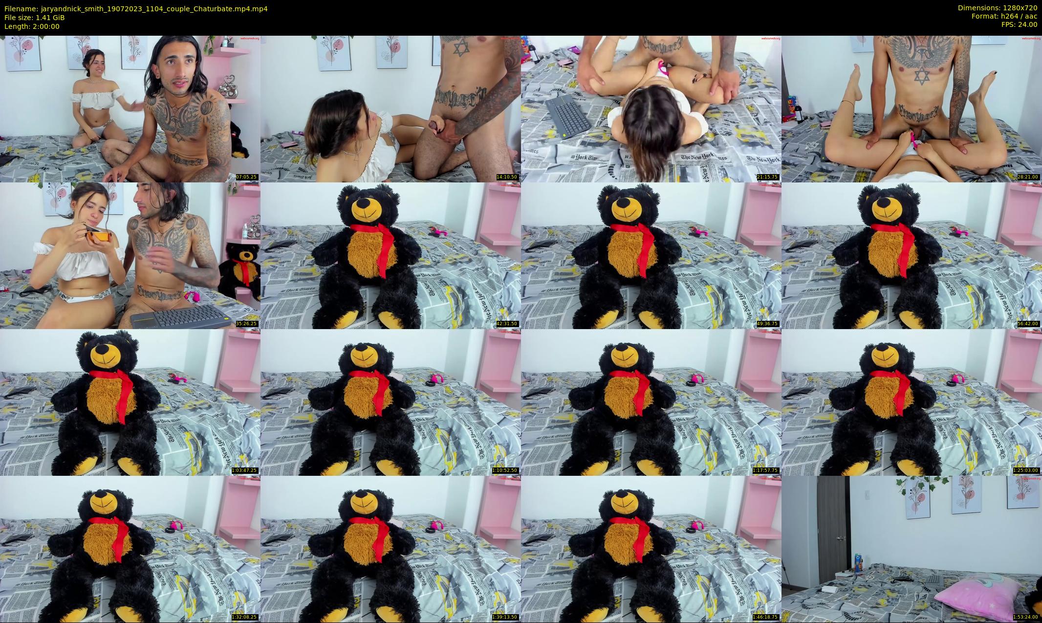 jaryandnick_smith — 120 minute Chaturbate couple cam show recording, 720p, Jul 19, 2023