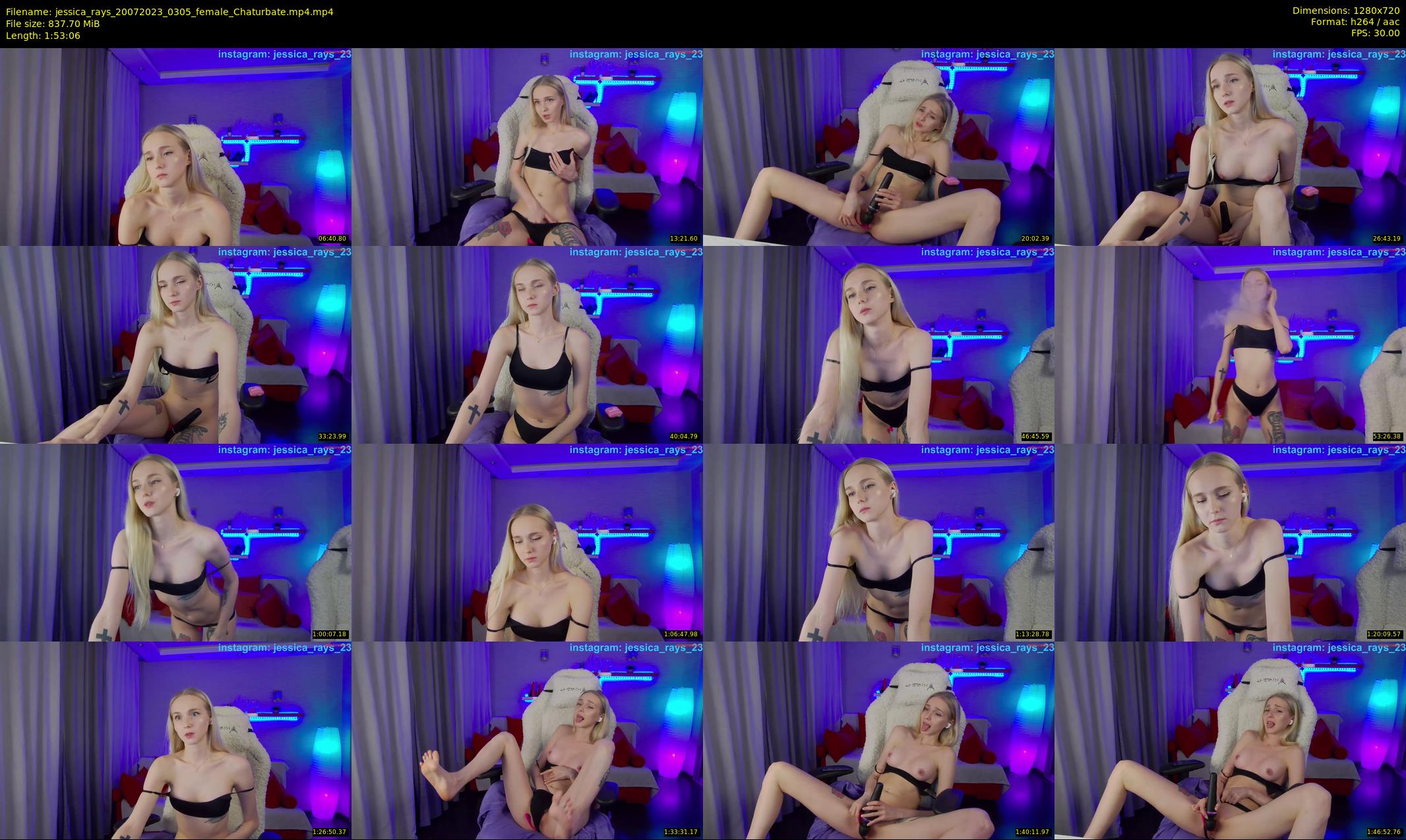 jessica_rays — 114 minute Chaturbate couple cam show recording, 720p, Jul 20, 2023