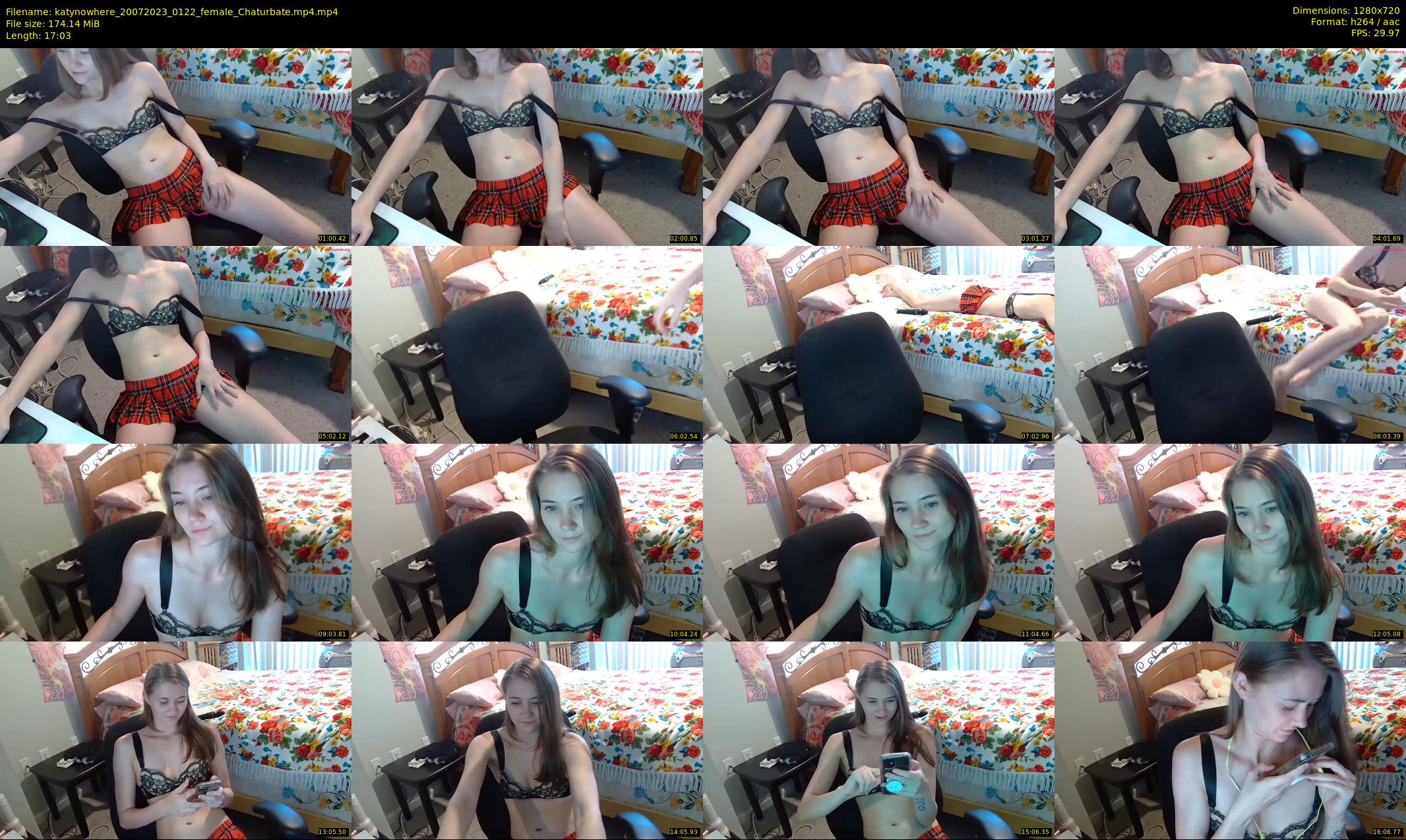 katynowhere — 18 minute Chaturbate female cam show recording, 720p, Jul 20, 2023