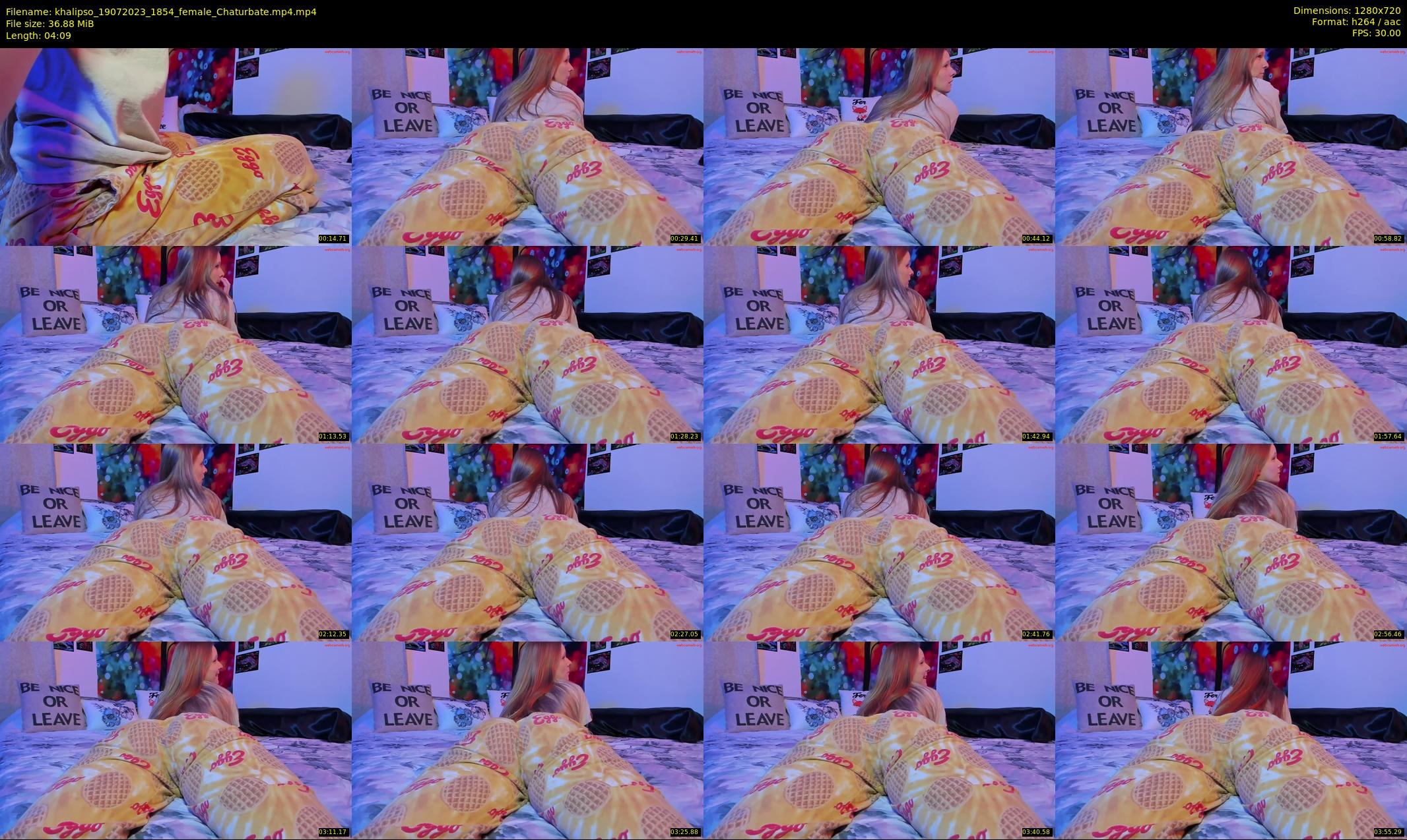 khalipso — 5 minute Chaturbate female cam show recording, 720p, Jul 19, 2023