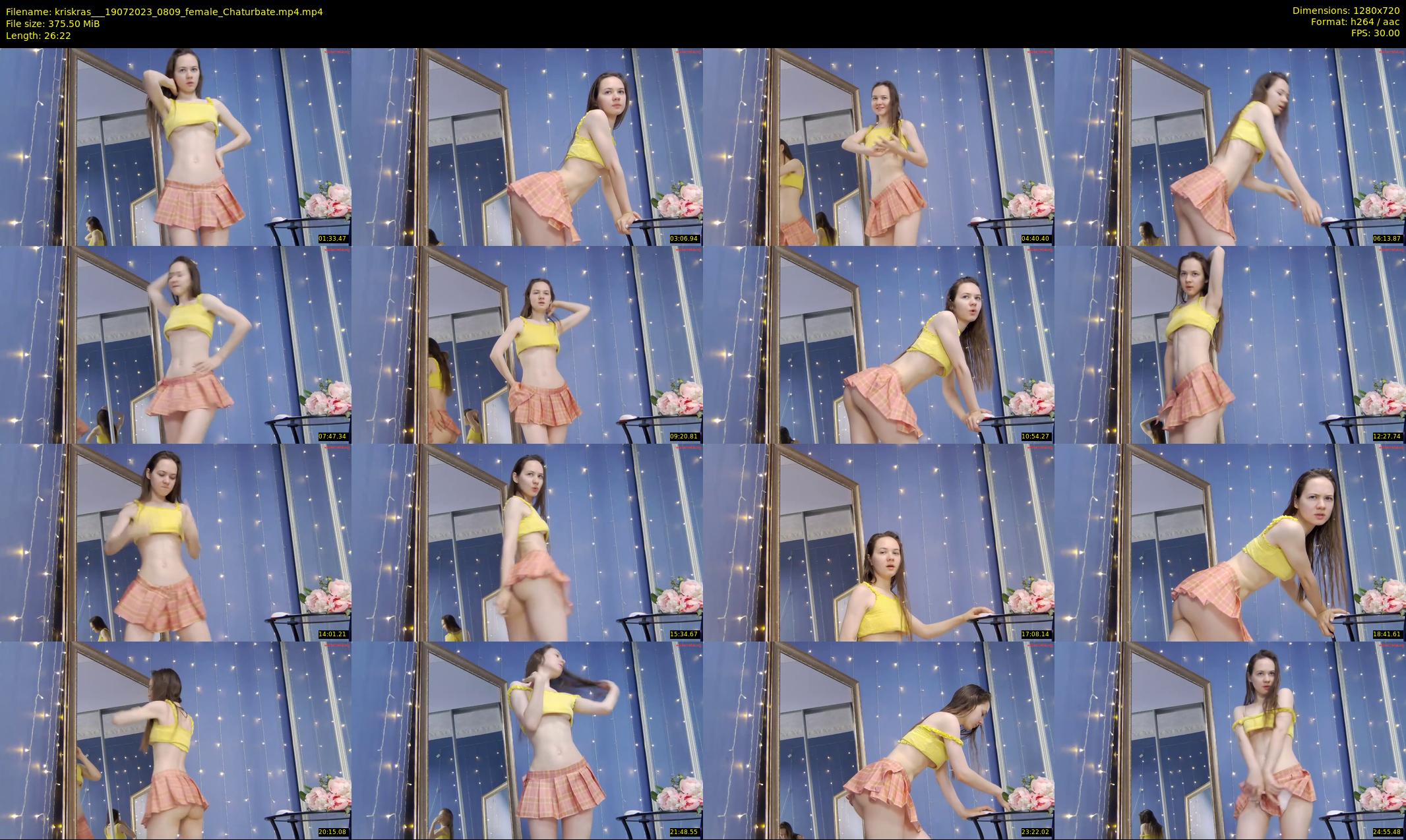 kriskras__ — 27 minute Chaturbate female cam show recording, 720p, Jul 19, 2023