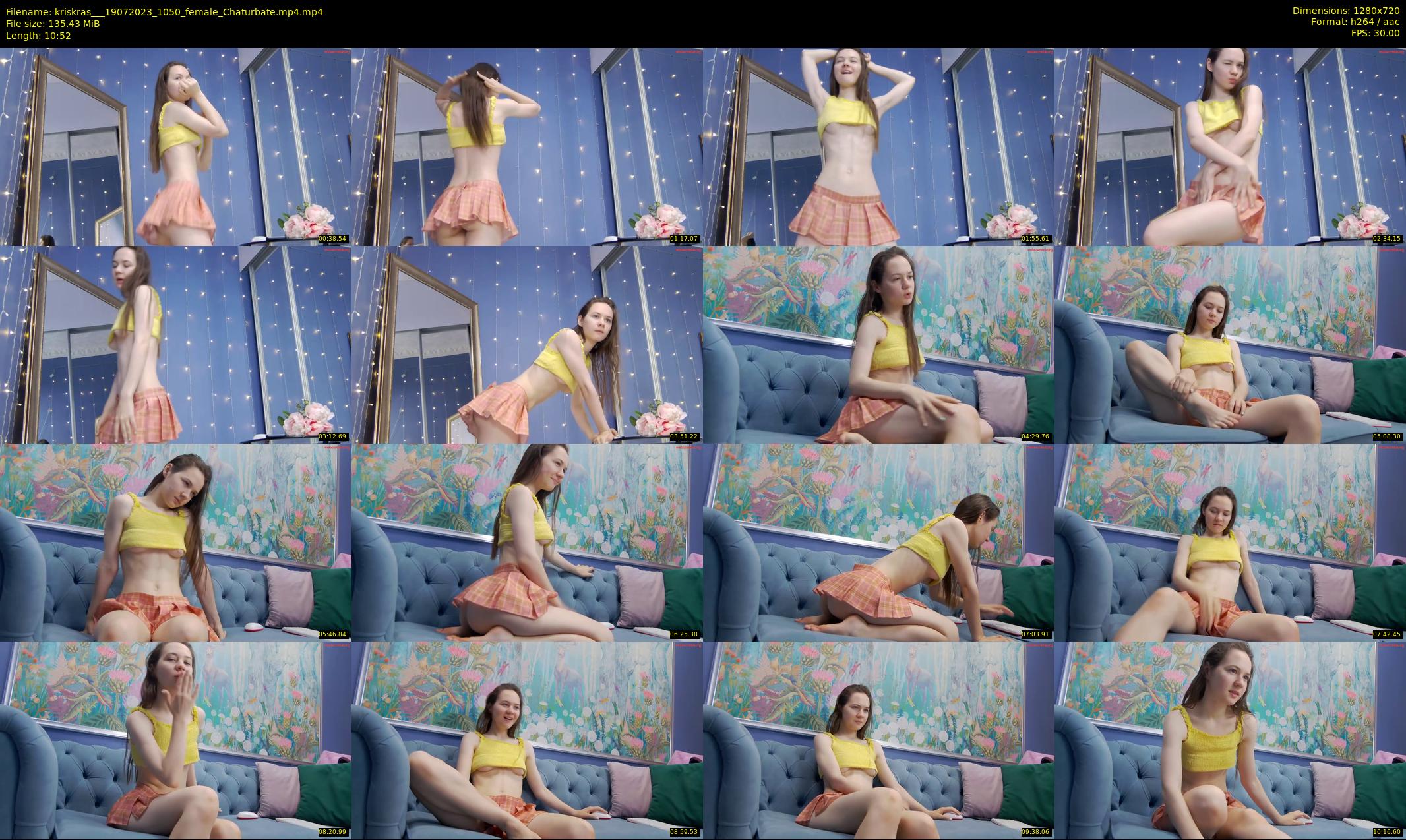 kriskras__ — 11 minute Chaturbate female cam show recording, 720p, Jul 19, 2023