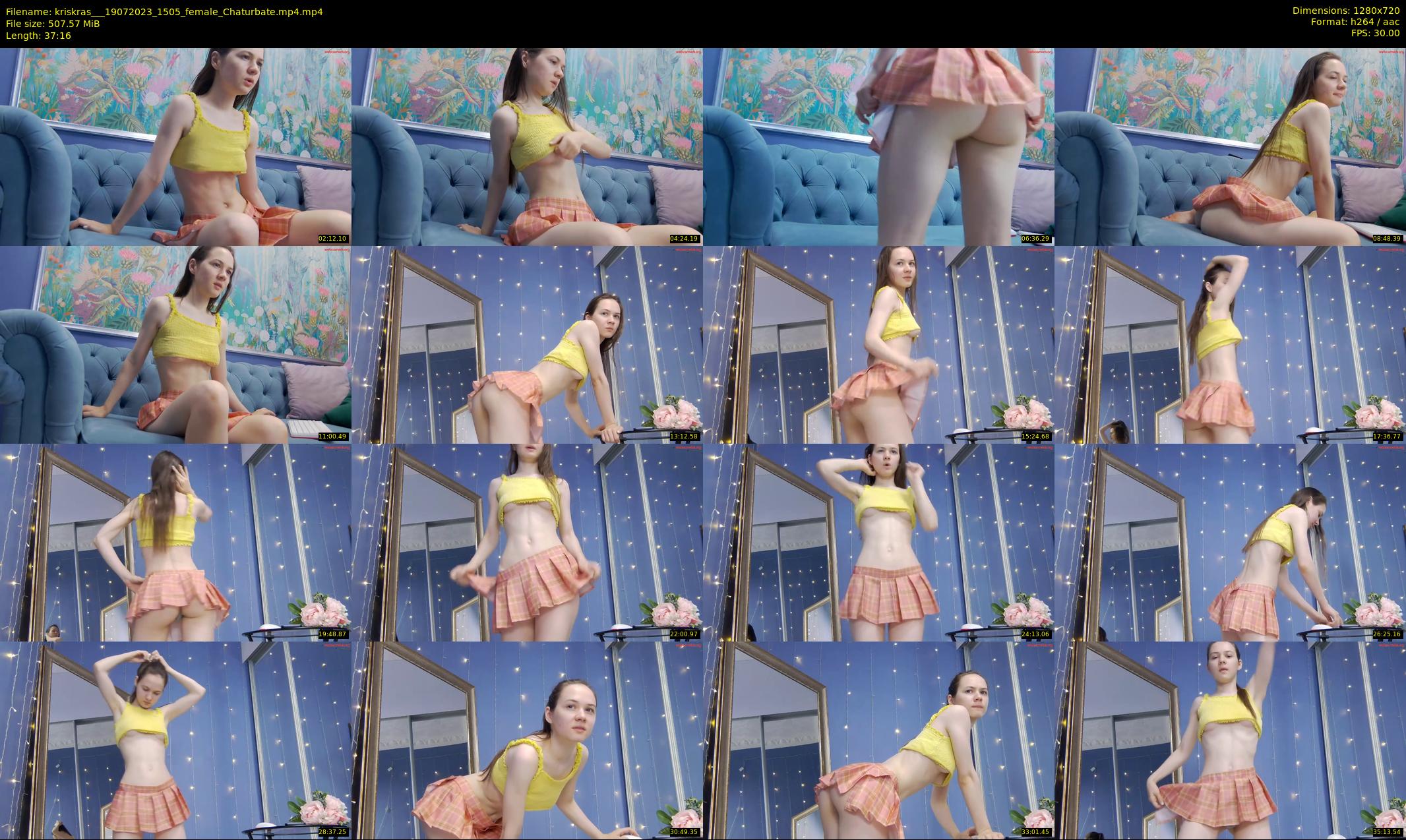 kriskras__ — 38 minute Chaturbate female cam show recording, 720p, Jul 19, 2023