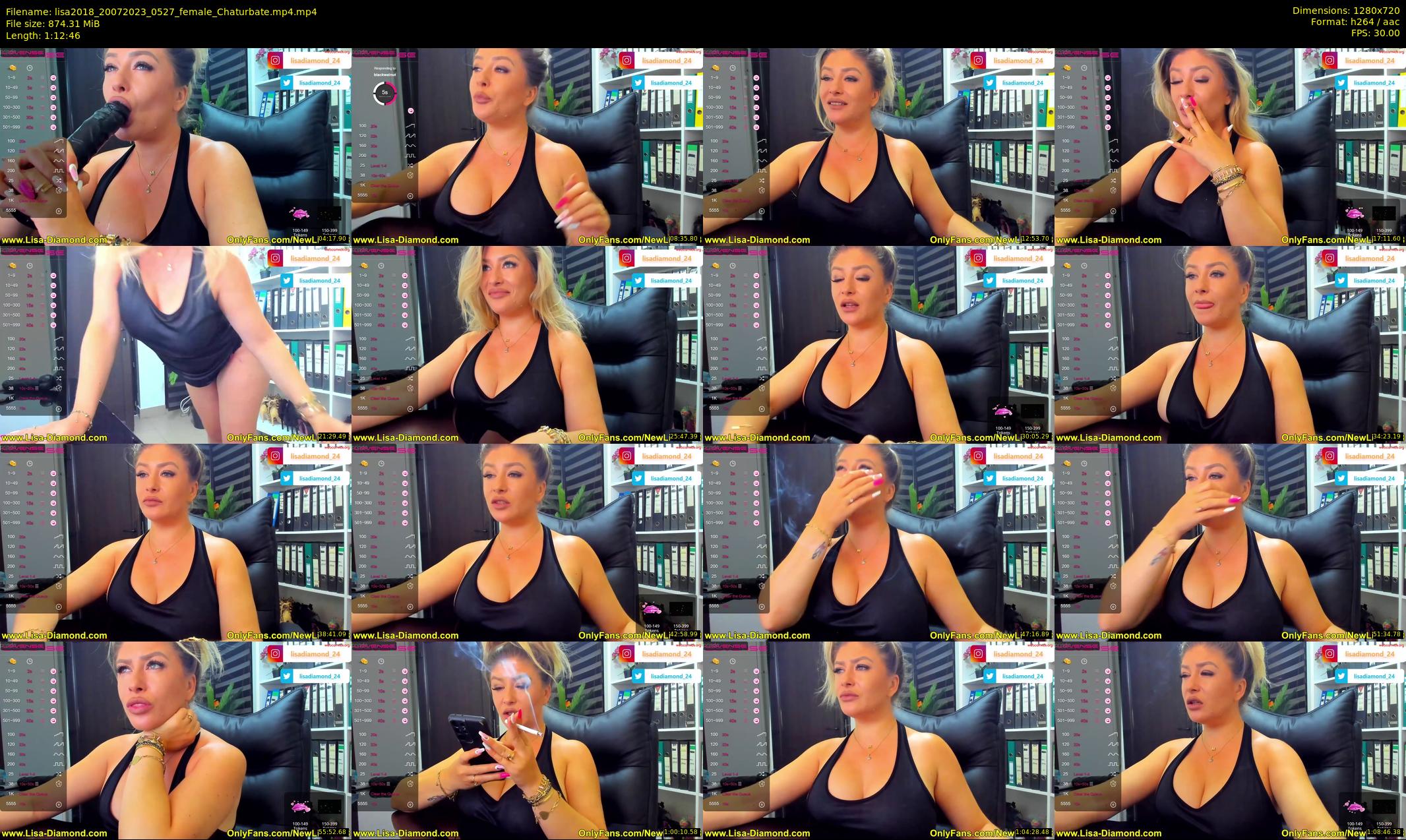 lisa2018 — 73 minute Chaturbate female cam show recording, 720p, Jul 20, 2023