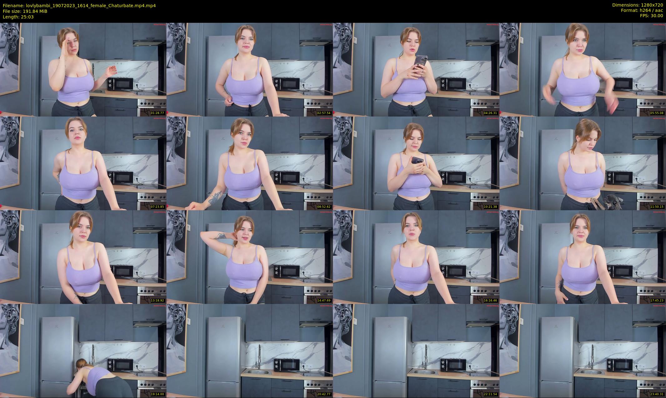 lovlybambi — 26 minute Chaturbate female cam show recording, 720p, Jul 19, 2023