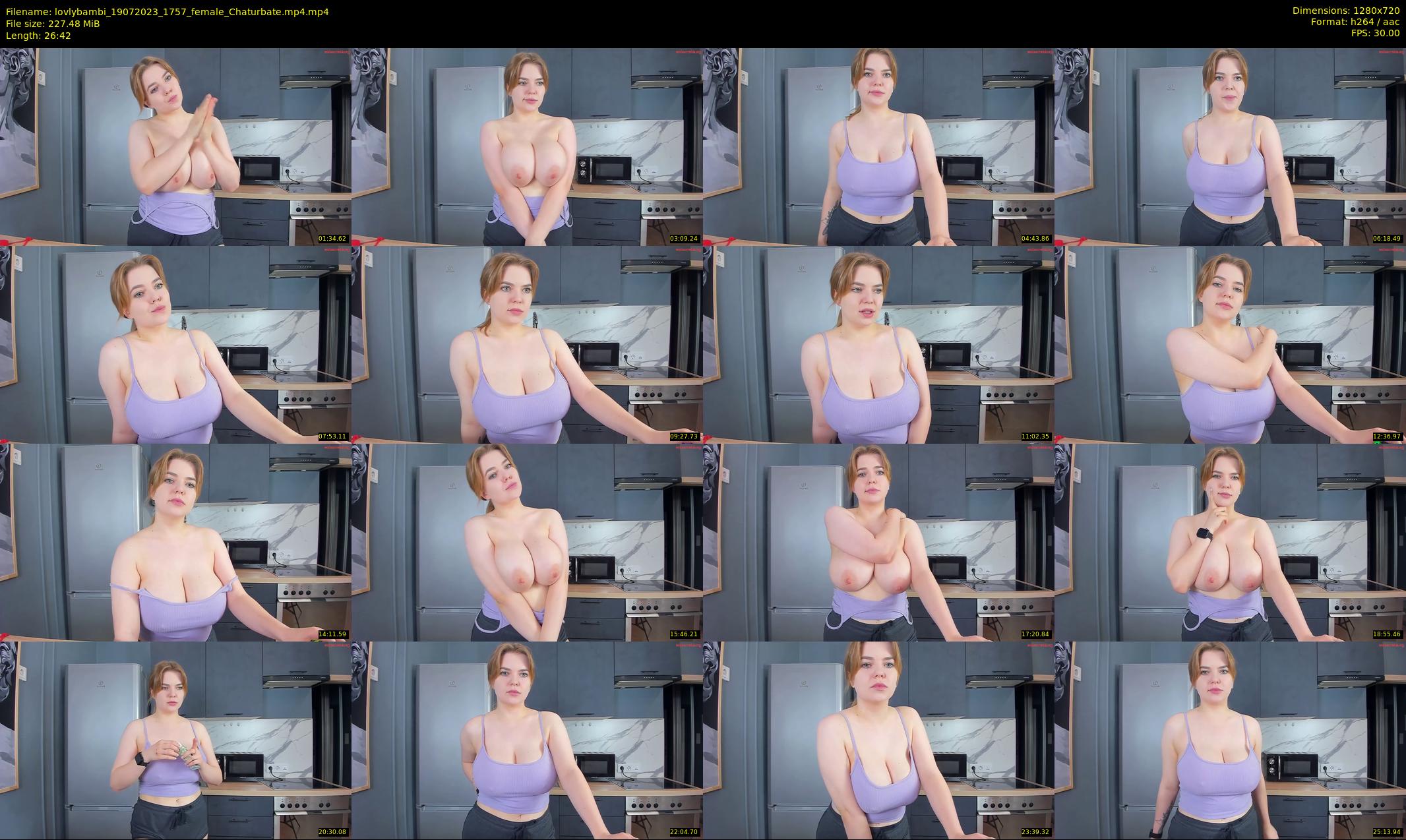 lovlybambi — 27 minute Chaturbate female cam show recording, 720p, Jul 19, 2023