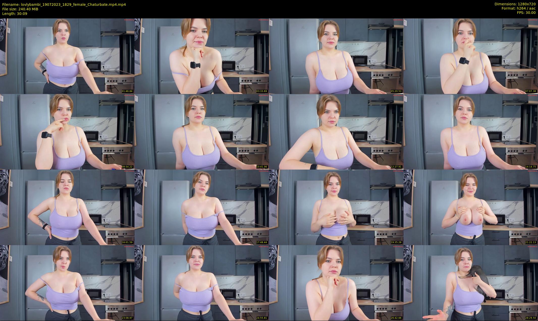 lovlybambi — 31 minute Chaturbate female cam show recording, 720p, Jul 19, 2023