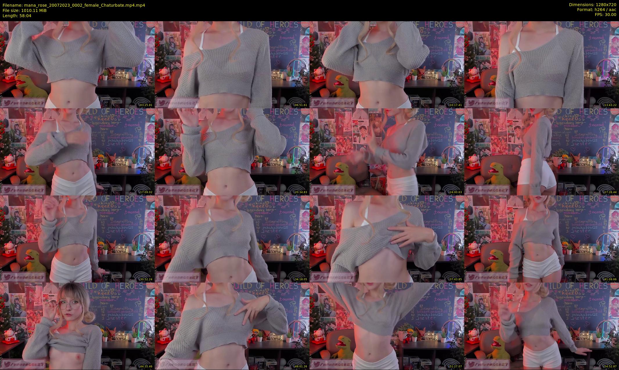 mana_rose — 59 minute Chaturbate female cam show recording, 720p, Jul 20, 2023