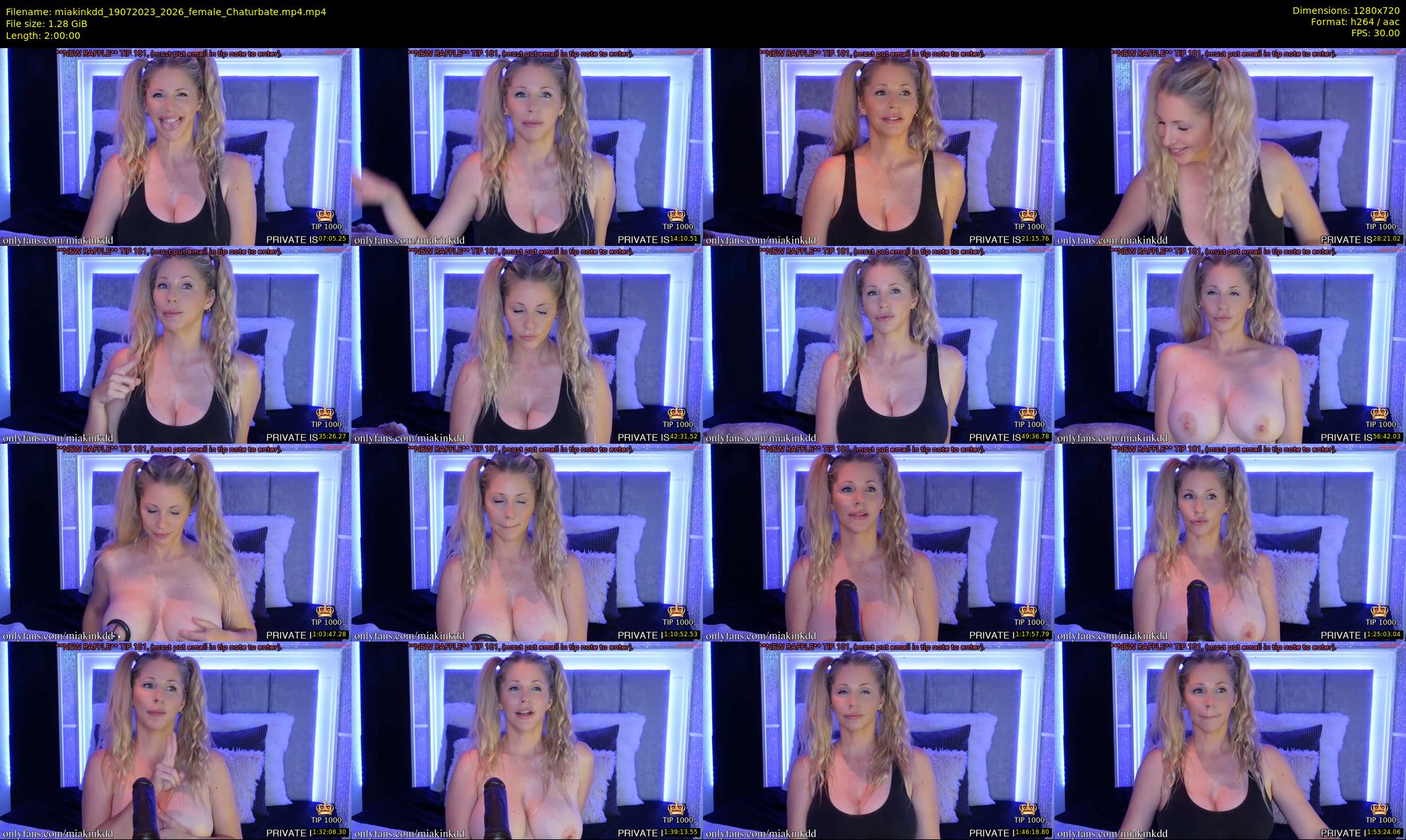 miakinkdd — 120 minute Chaturbate female cam show recording, 720p, Jul 19, 2023