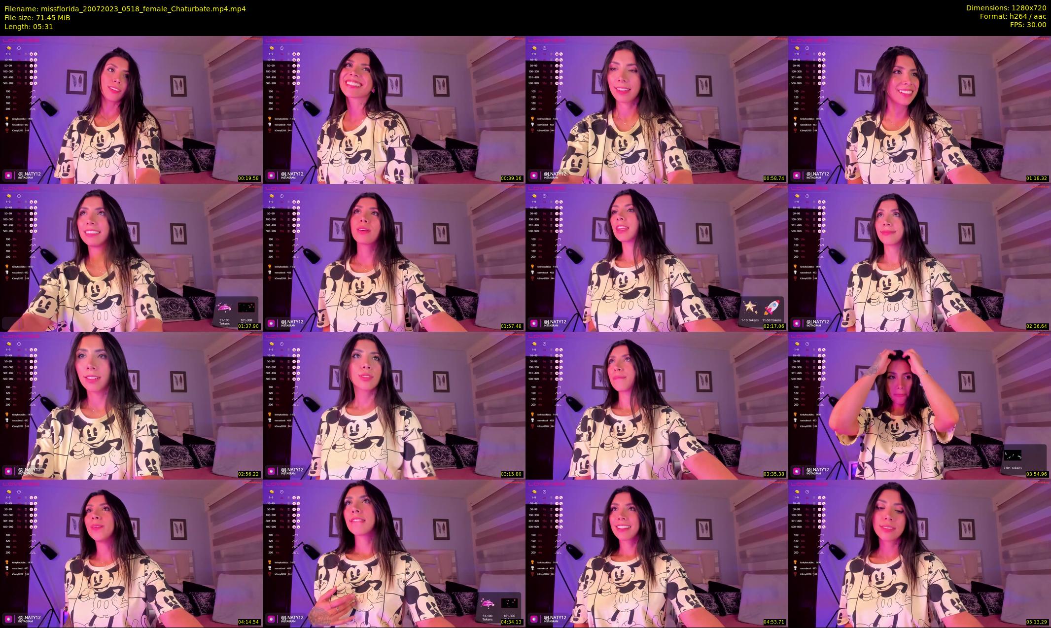 missflorida — 6 minute Chaturbate female cam show recording, 720p, Jul 20, 2023