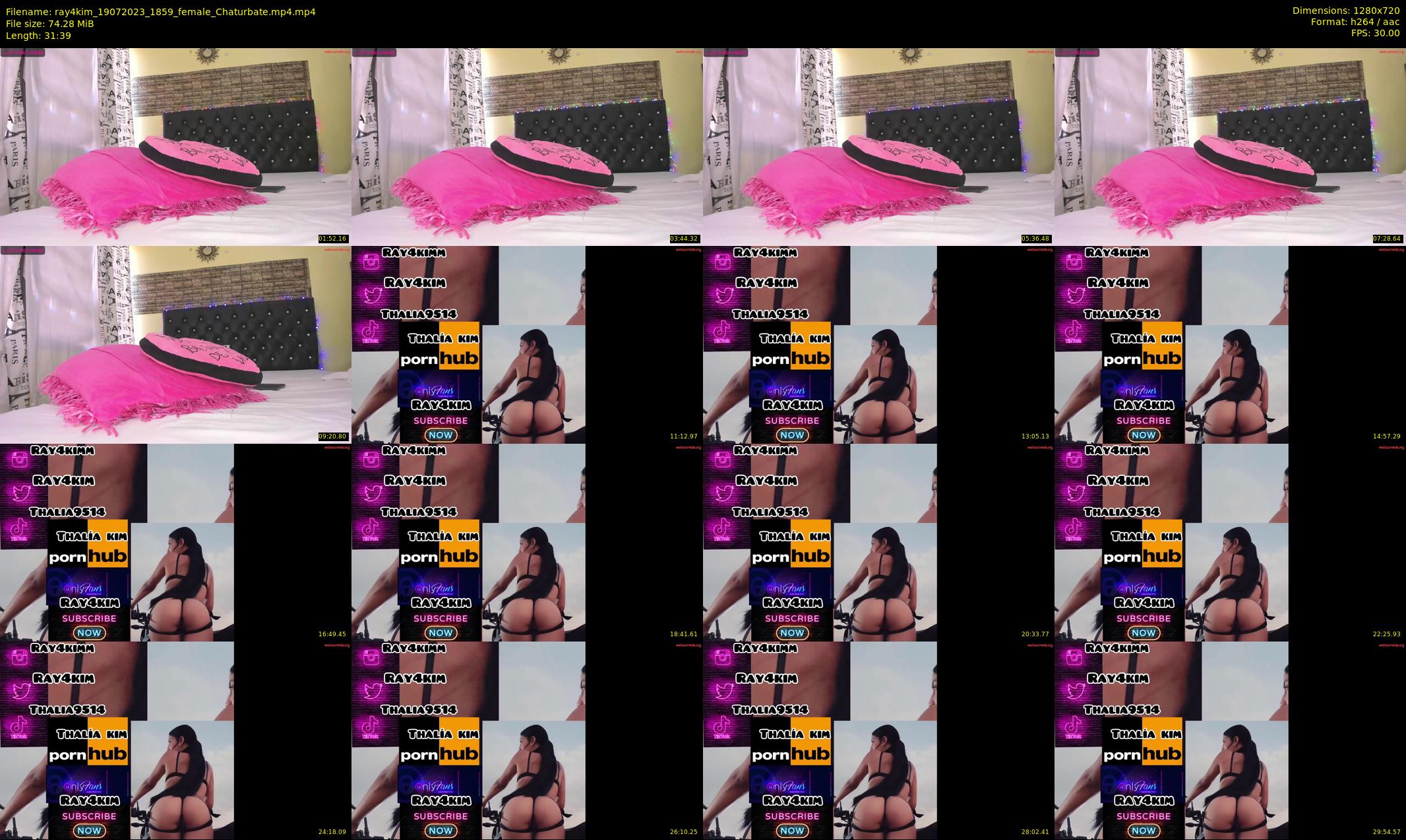 ray4kim — 32 minute Chaturbate couple cam show recording, 720p, Jul 19, 2023