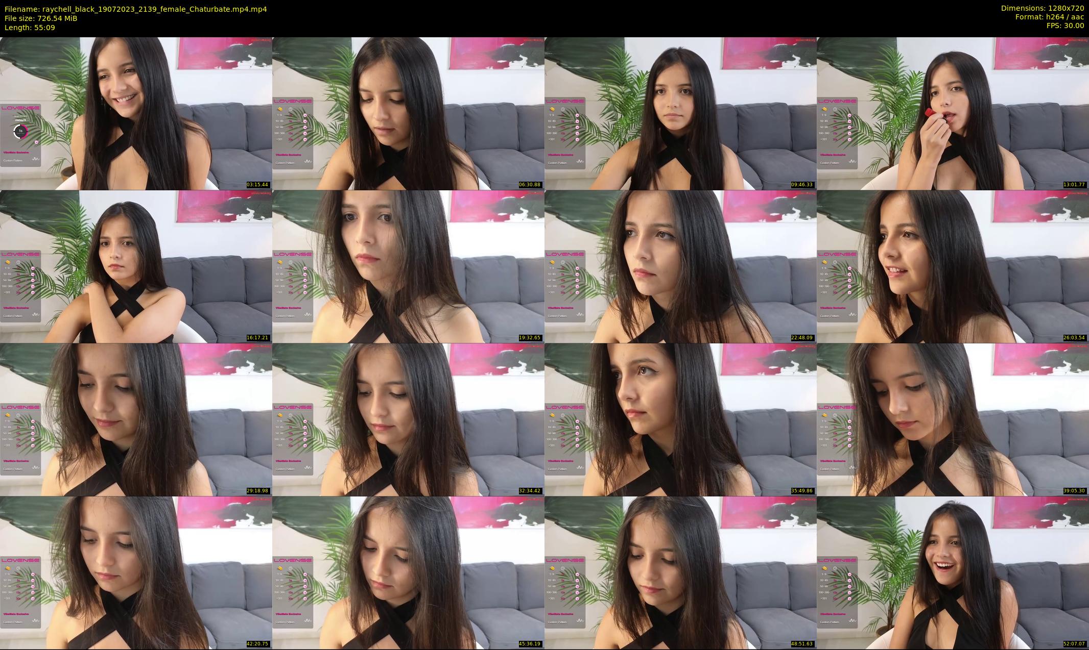 raychell_black — 56 minute Chaturbate female cam show recording, 720p, Jul 19, 2023