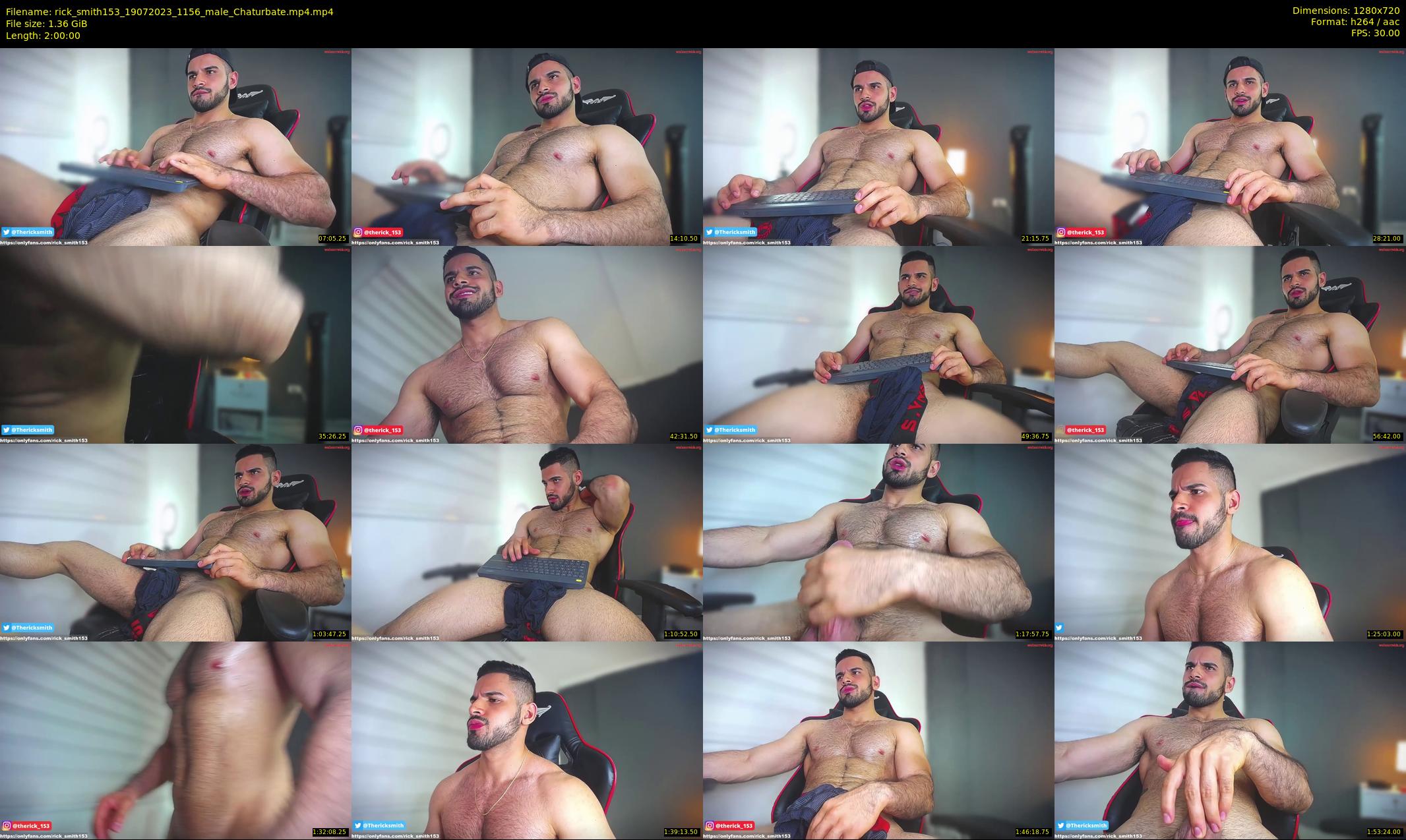 rick_smith153 — 120 minute Chaturbate male cam show recording, 720p, Jul 19, 2023
