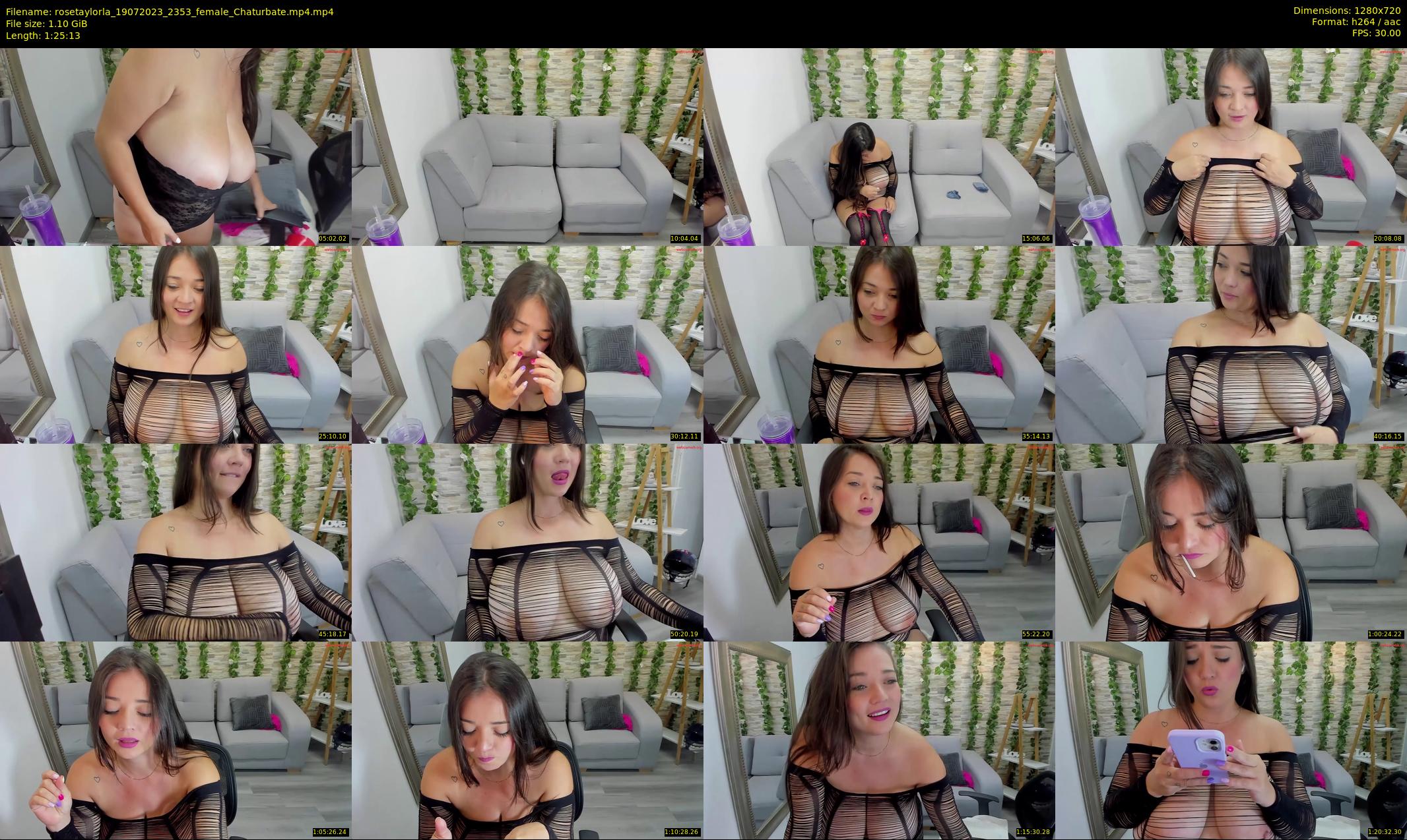 rosetaylorla — 86 minute Chaturbate female cam show recording, 720p, Jul 19, 2023