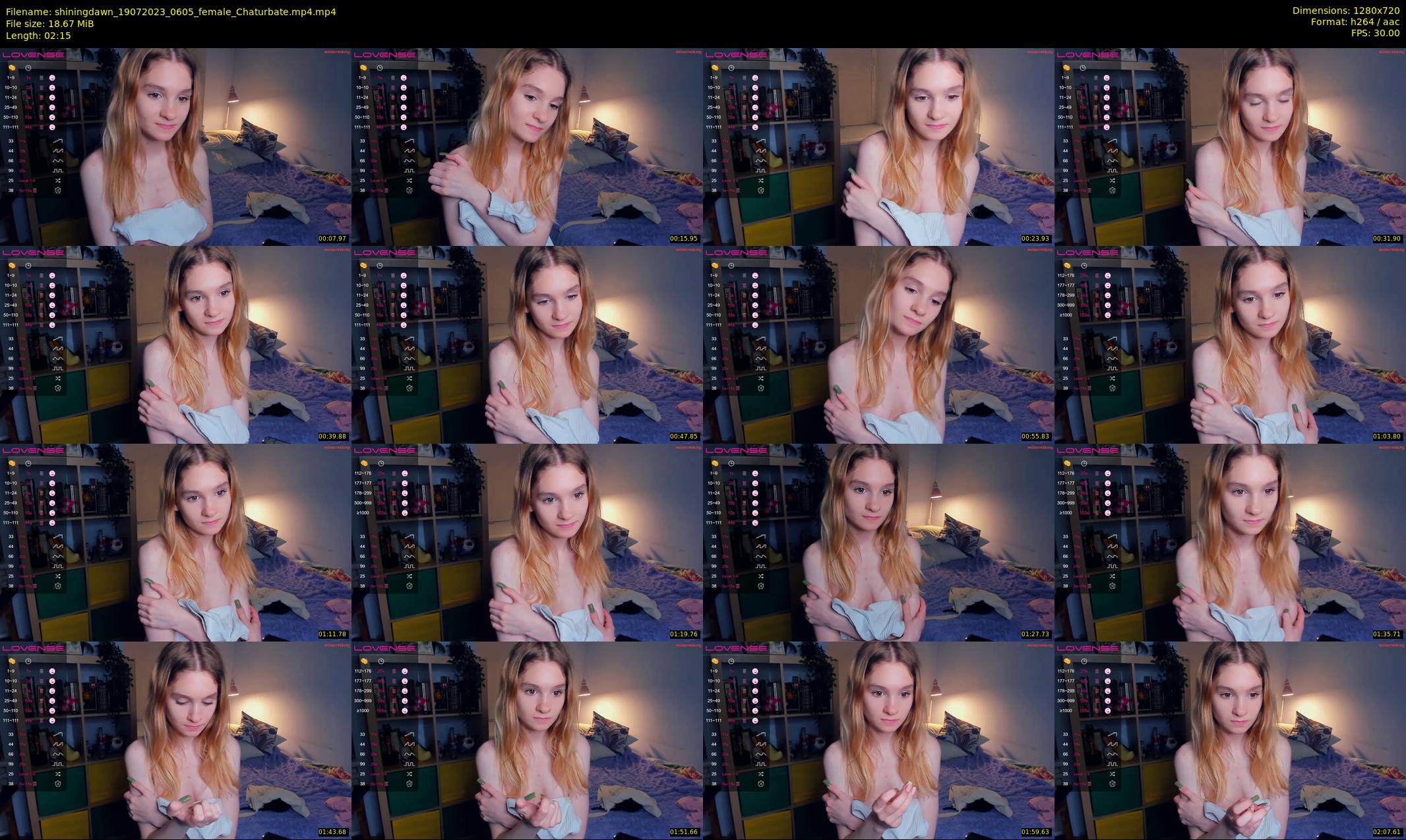 shiningdawn — 3 minute Chaturbate female cam show recording, 720p, Jul 19, 2023
