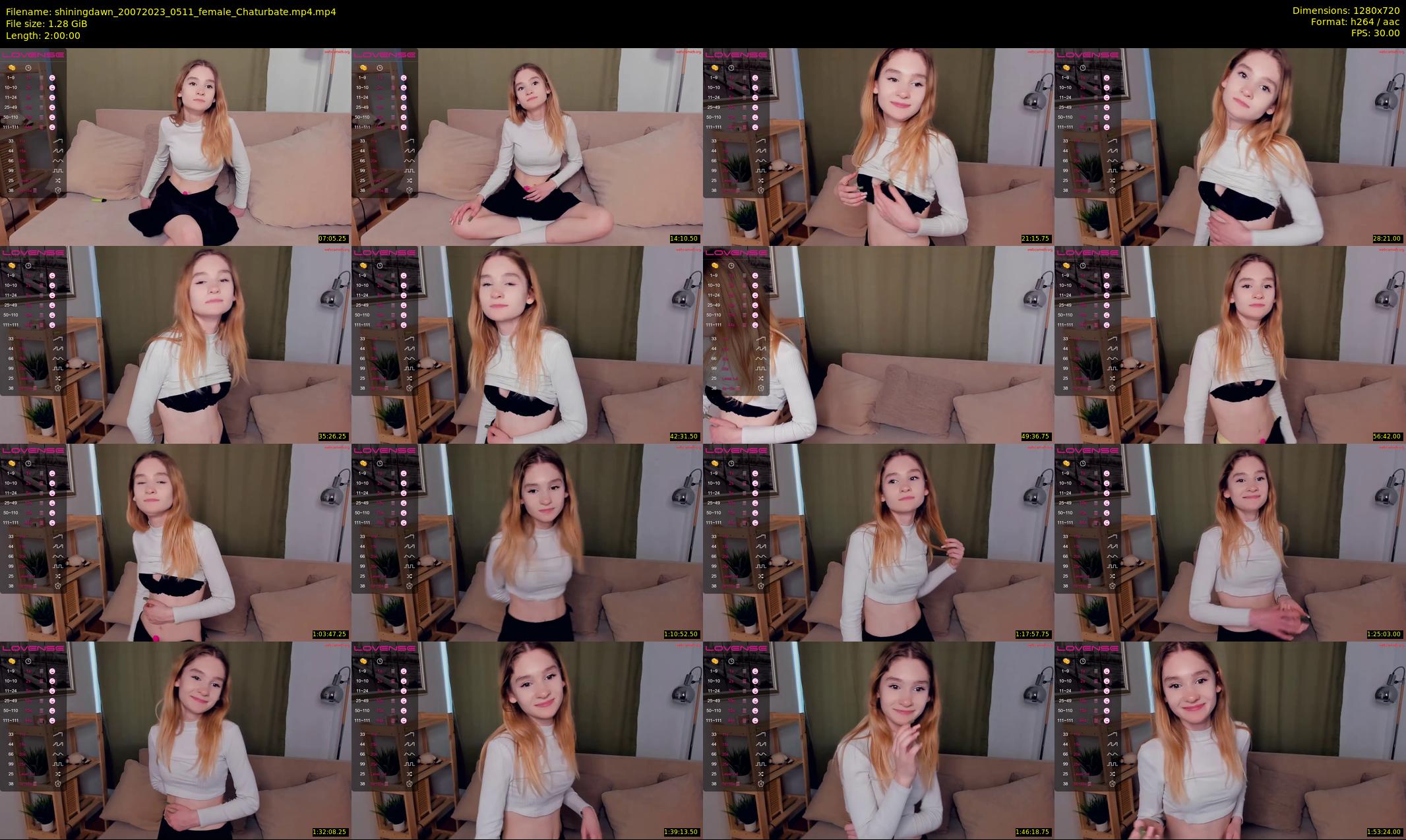 shiningdawn — 120 minute Chaturbate female cam show recording, 720p, Jul 20, 2023