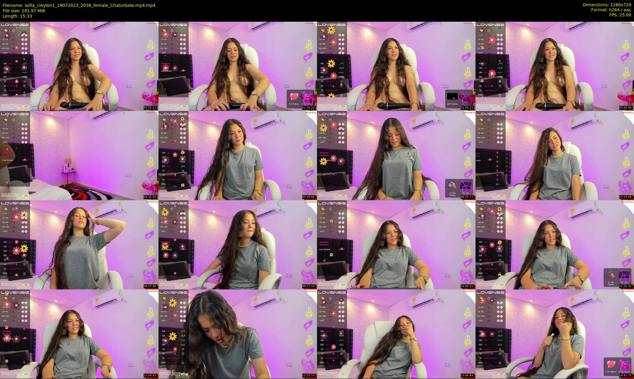 sofia_cleyton1 — 16 minute Chaturbate female cam show recording, 720p, Jul 19, 2023