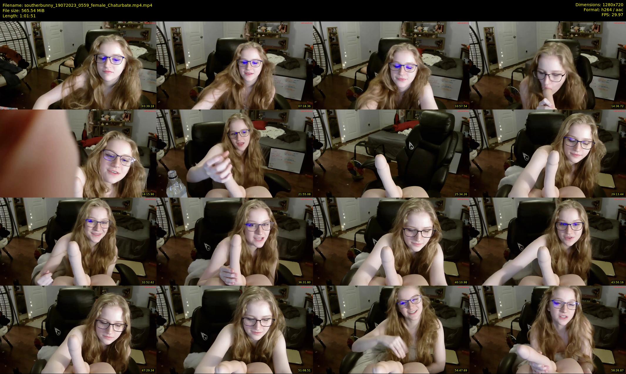 southerbunny — 62 minute Chaturbate female cam show recording, 720p, Jul 19, 2023