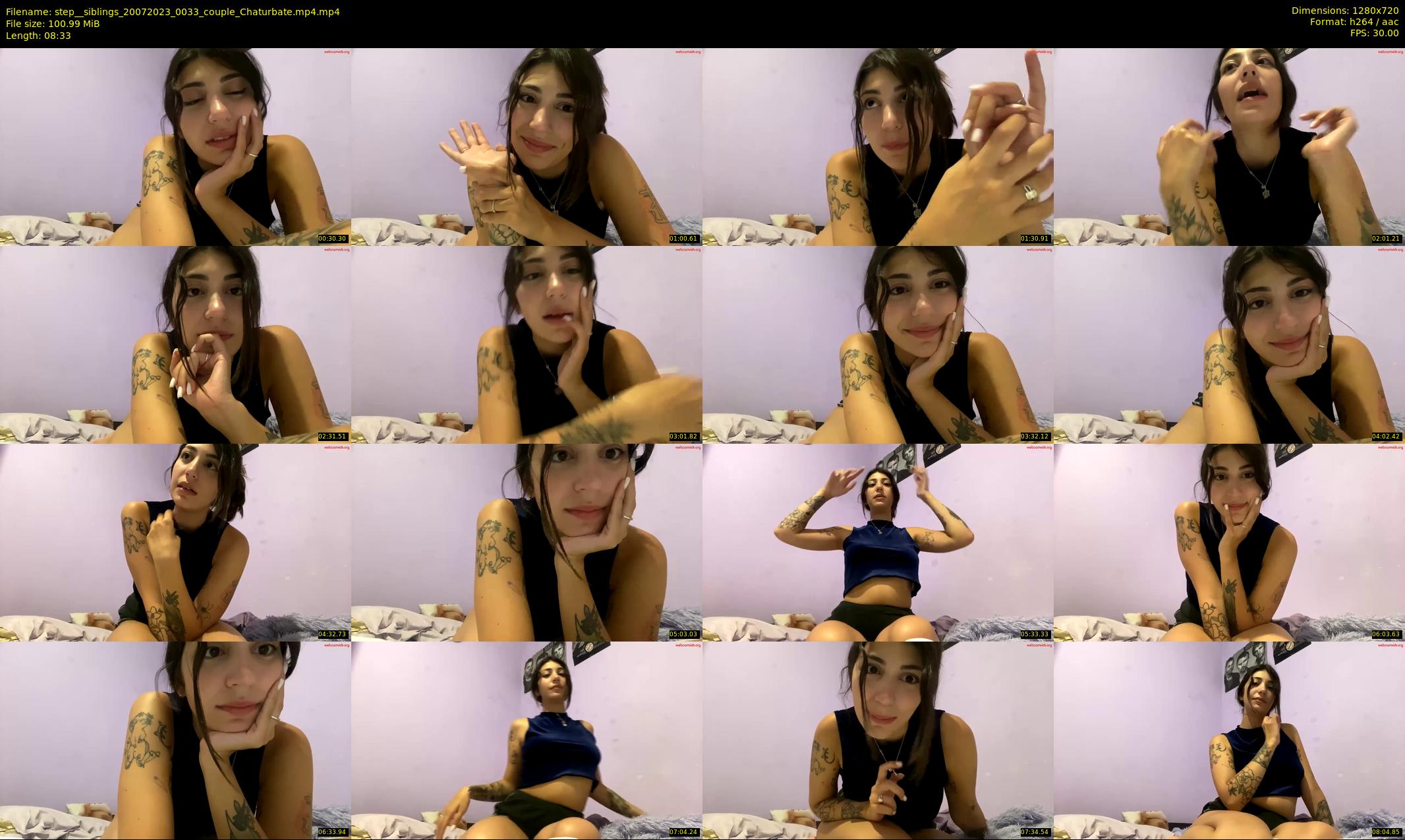 step__siblings — 9 minute Chaturbate couple cam show recording, 720p, Jul 20, 2023