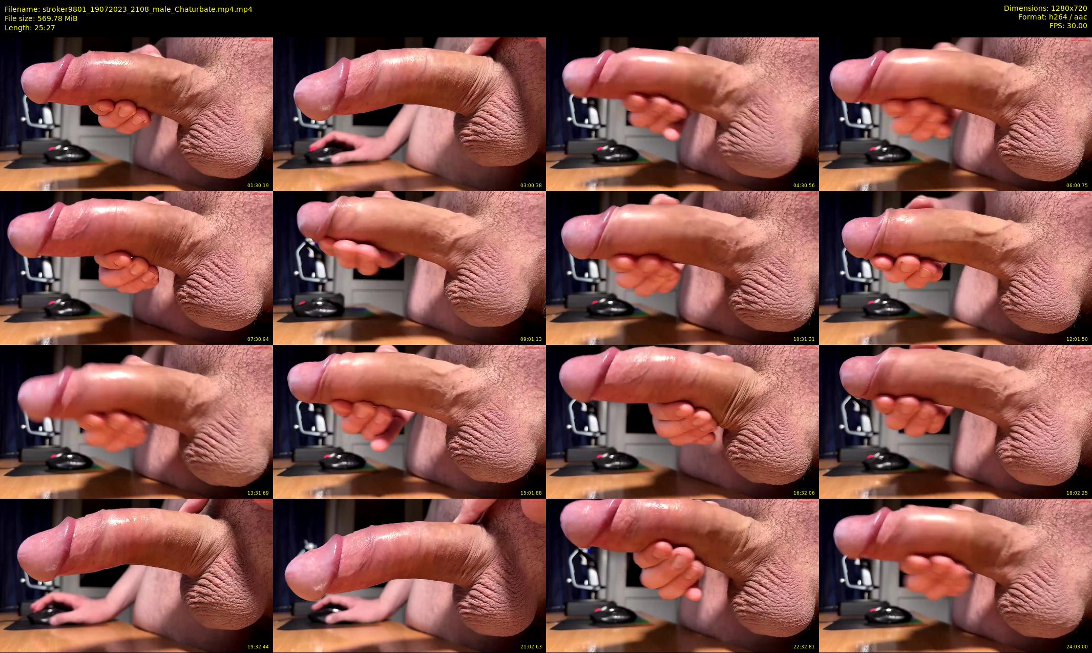 stroker9801 — 26 minute Chaturbate male cam show recording, 720p, Jul 19, 2023