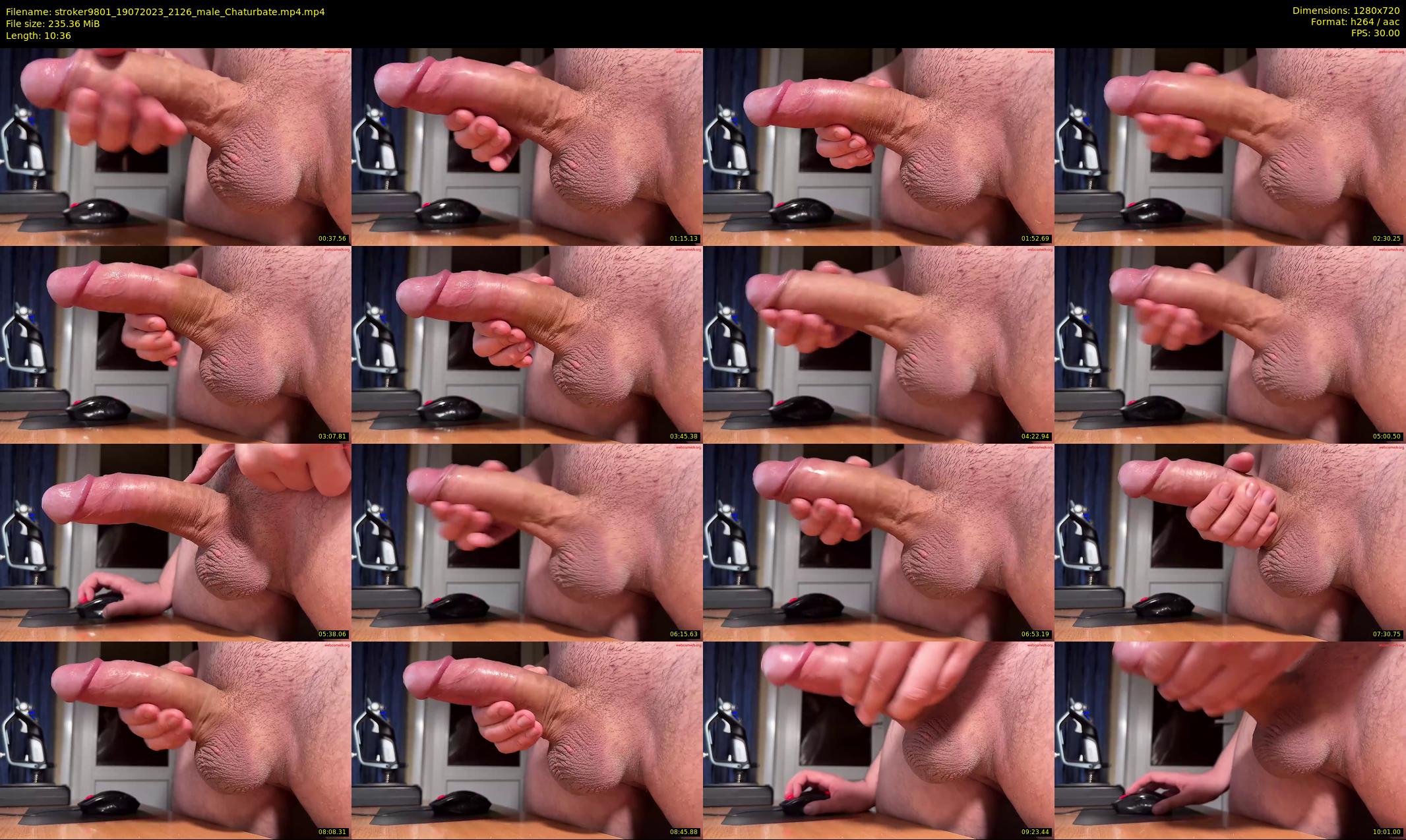 stroker9801 — 11 minute Chaturbate male cam show recording, 720p, Jul 19, 2023