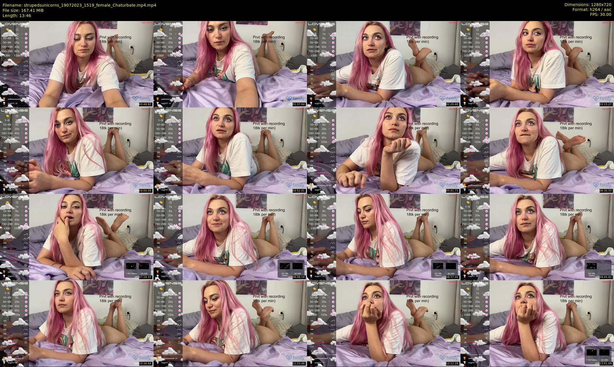 strupedsunicorns — 14 minute Chaturbate couple cam show recording, 720p, Jul 19, 2023