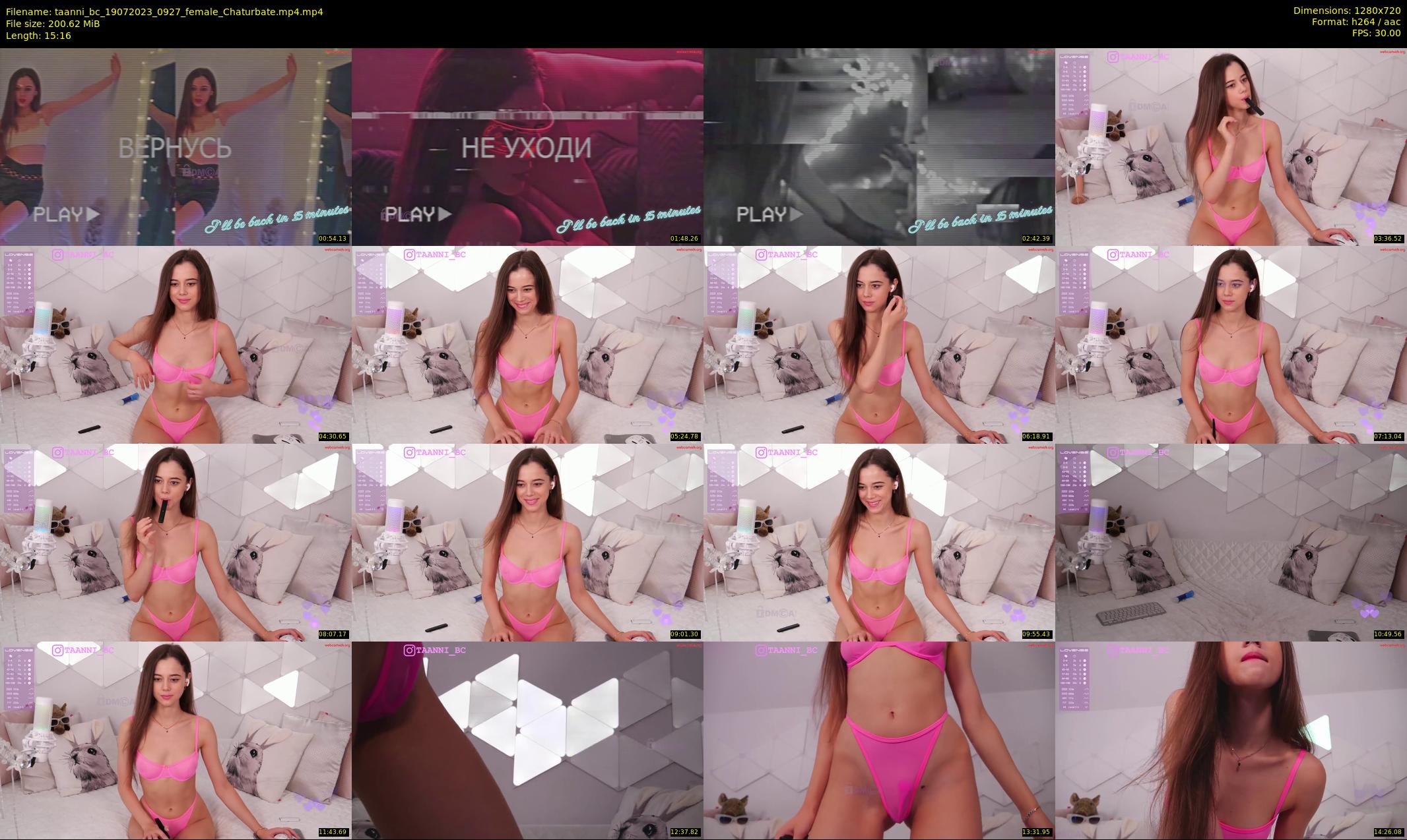 taanni_bc — 16 minute Chaturbate female cam show recording, 720p, Jul 19, 2023