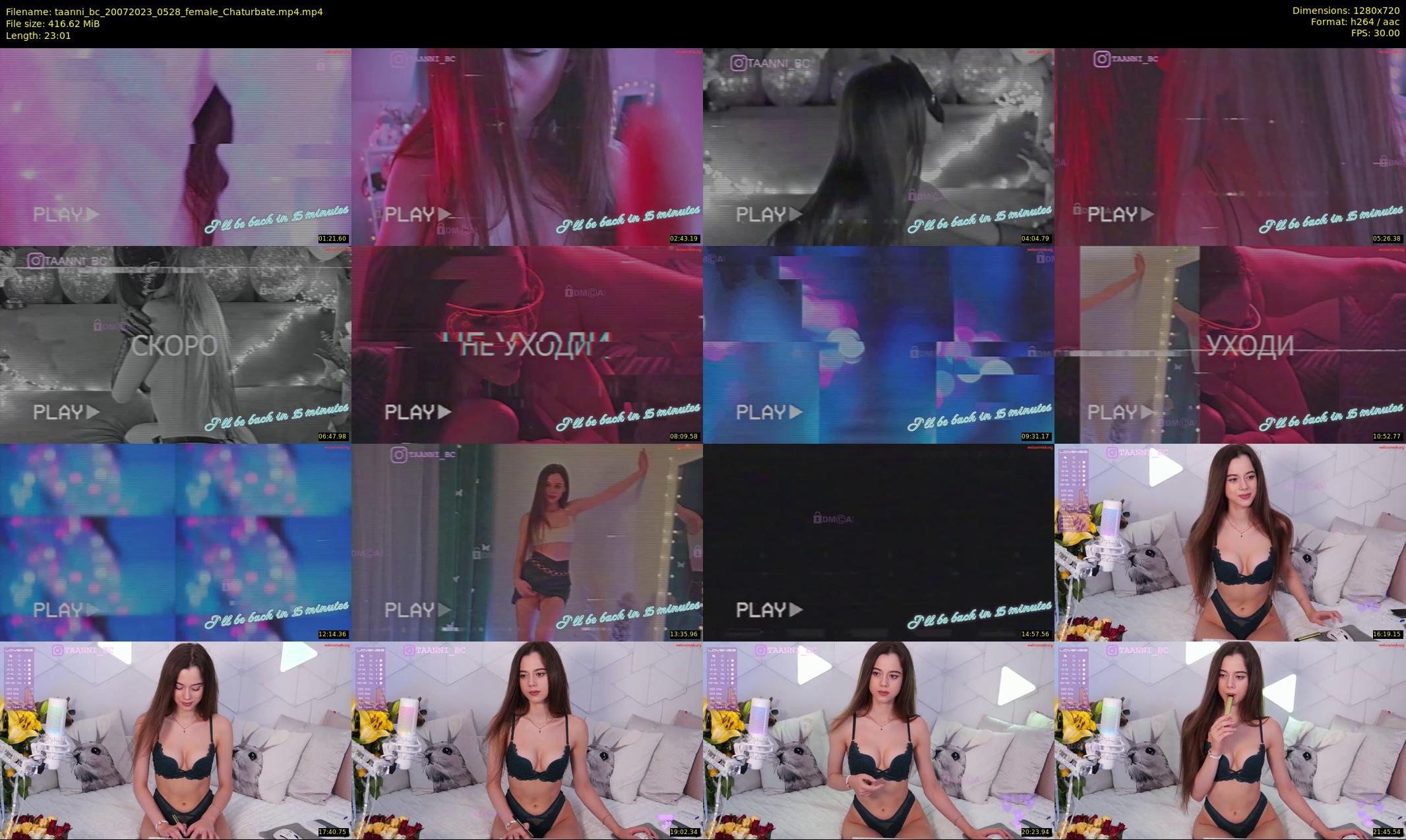taanni_bc — 24 minute Chaturbate female cam show recording, 720p, Jul 20, 2023