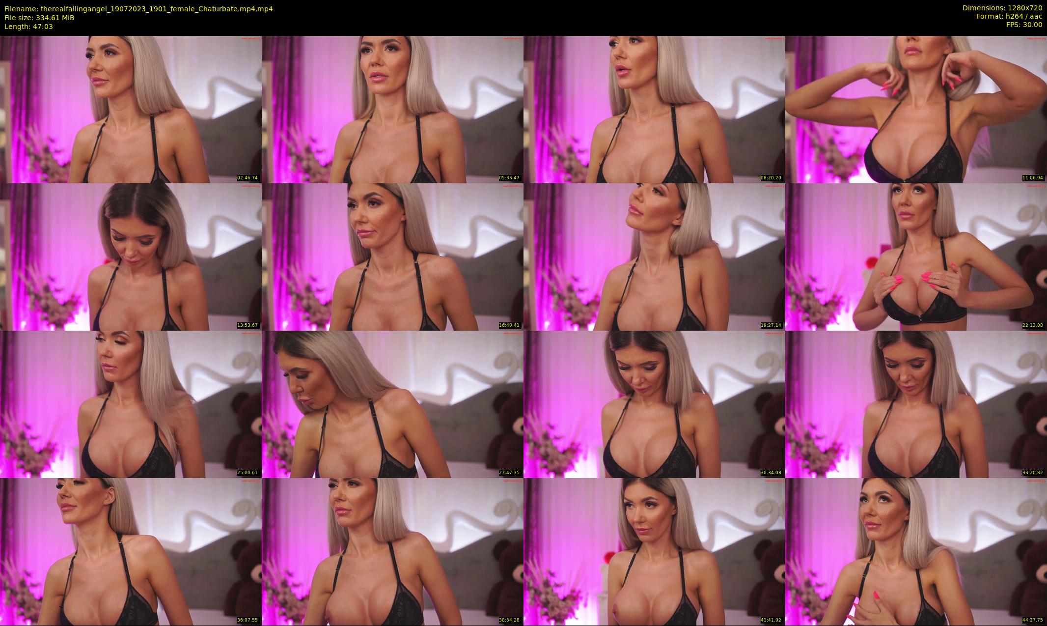 therealfallingangel — 48 minute Chaturbate female cam show recording, 720p, Jul 19, 2023