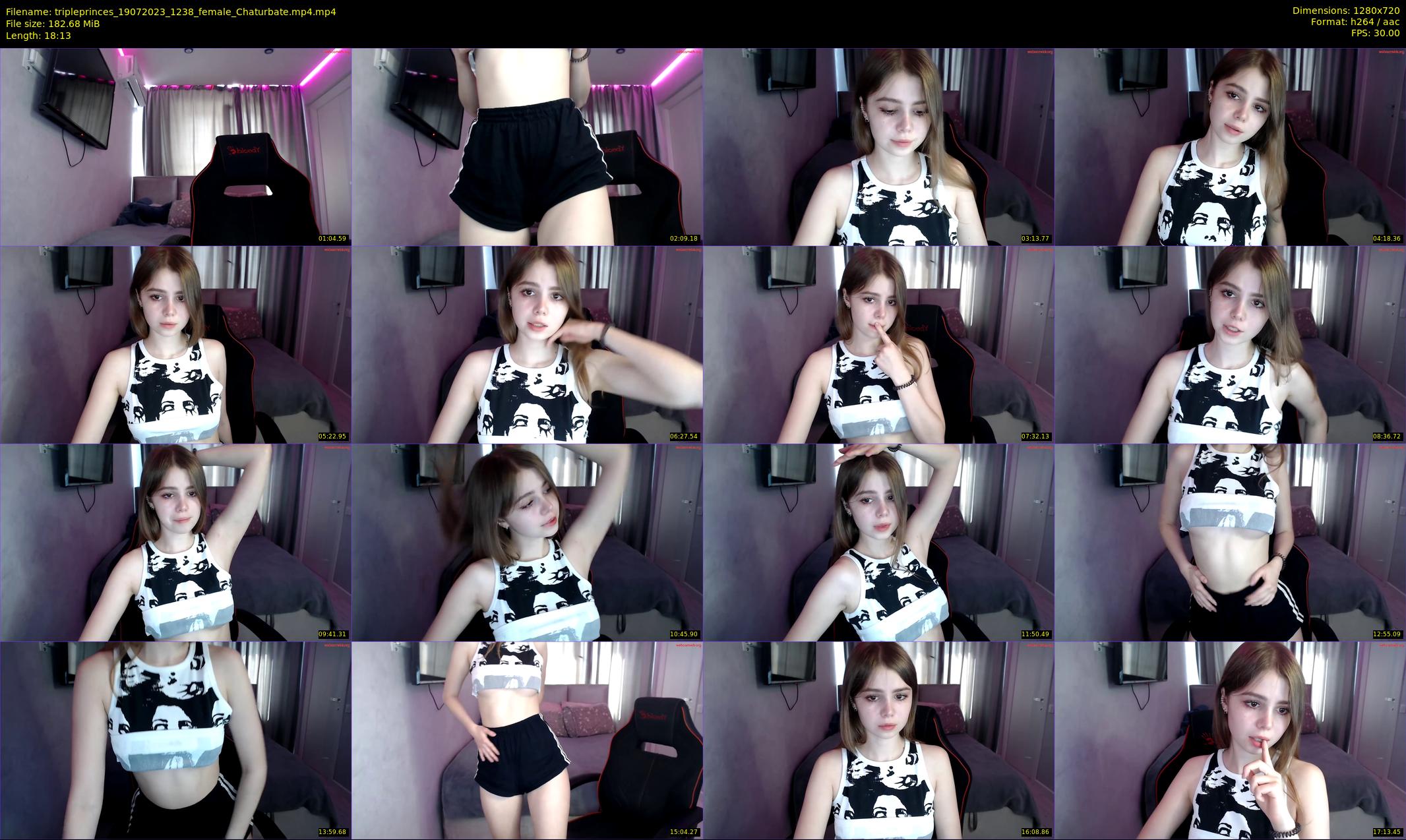tripleprinces — 19 minute Chaturbate female cam show recording, 720p, Jul 19, 2023