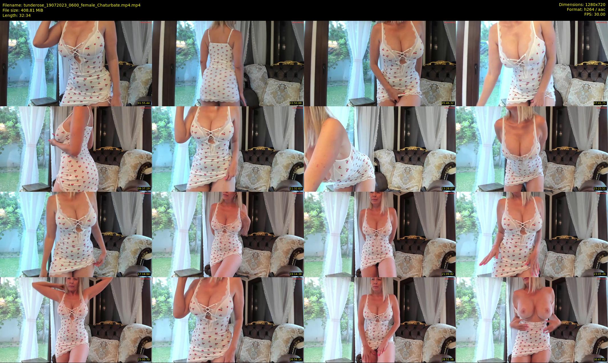 tunderose — 33 minute Chaturbate female cam show recording, 720p, Jul 19, 2023