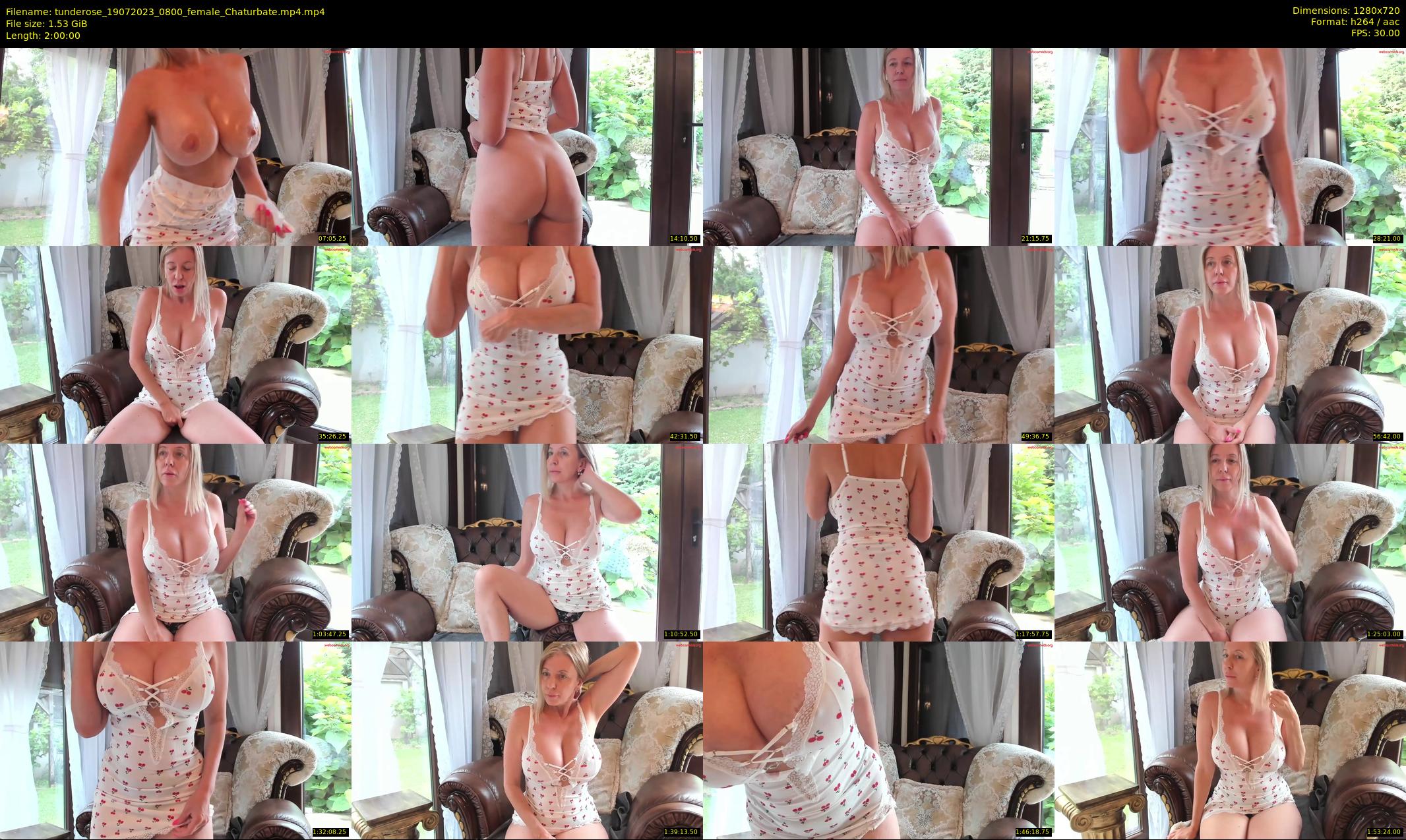tunderose — 120 minute Chaturbate female cam show recording, 720p, Jul 19, 2023