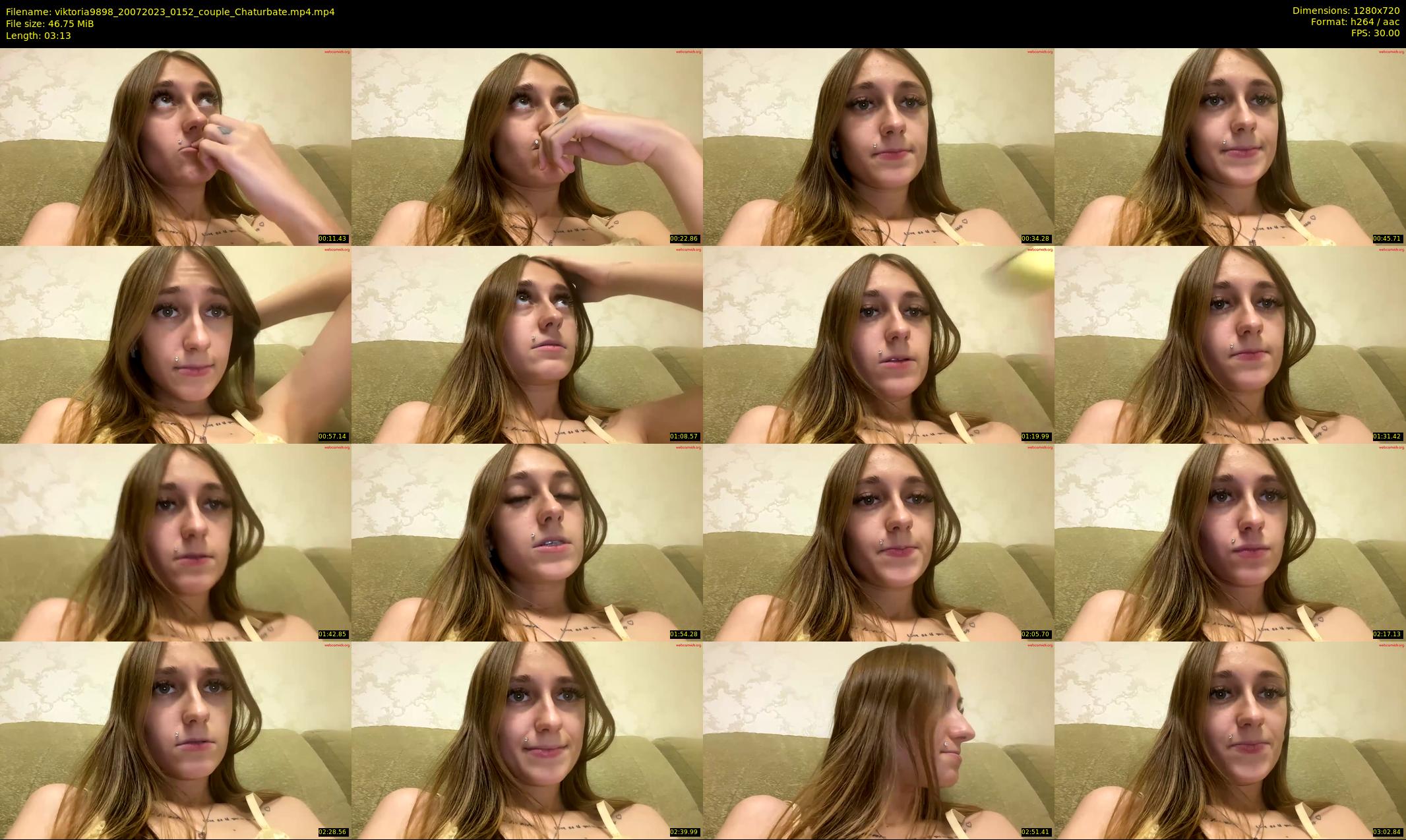 viktoria9898 — 4 minute Chaturbate couple cam show recording, 720p, Jul 20, 2023