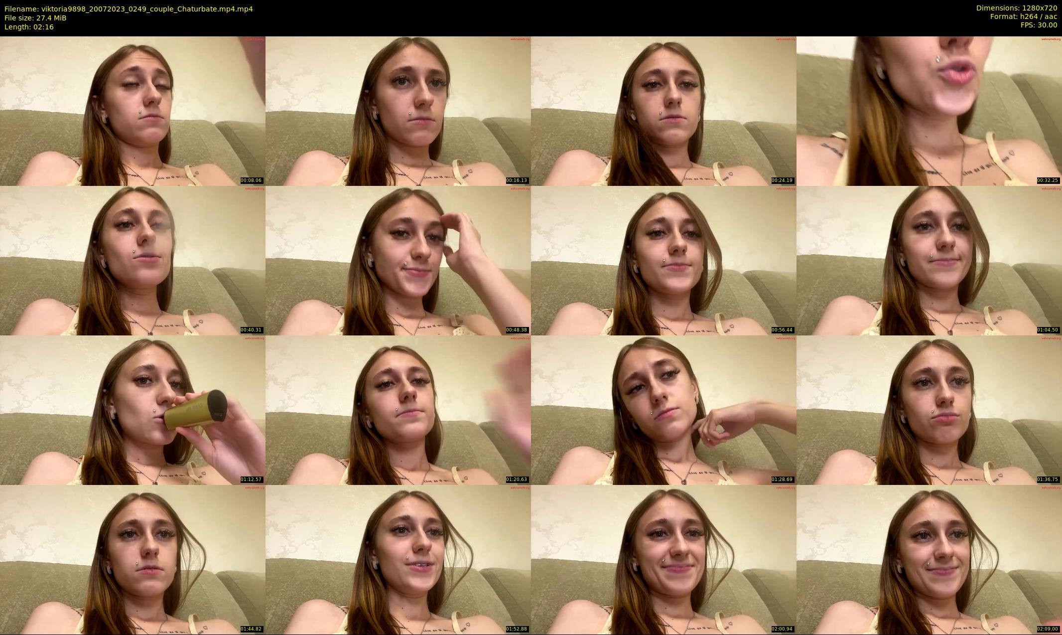 viktoria9898 — 3 minute Chaturbate couple cam show recording, 720p, Jul 20, 2023
