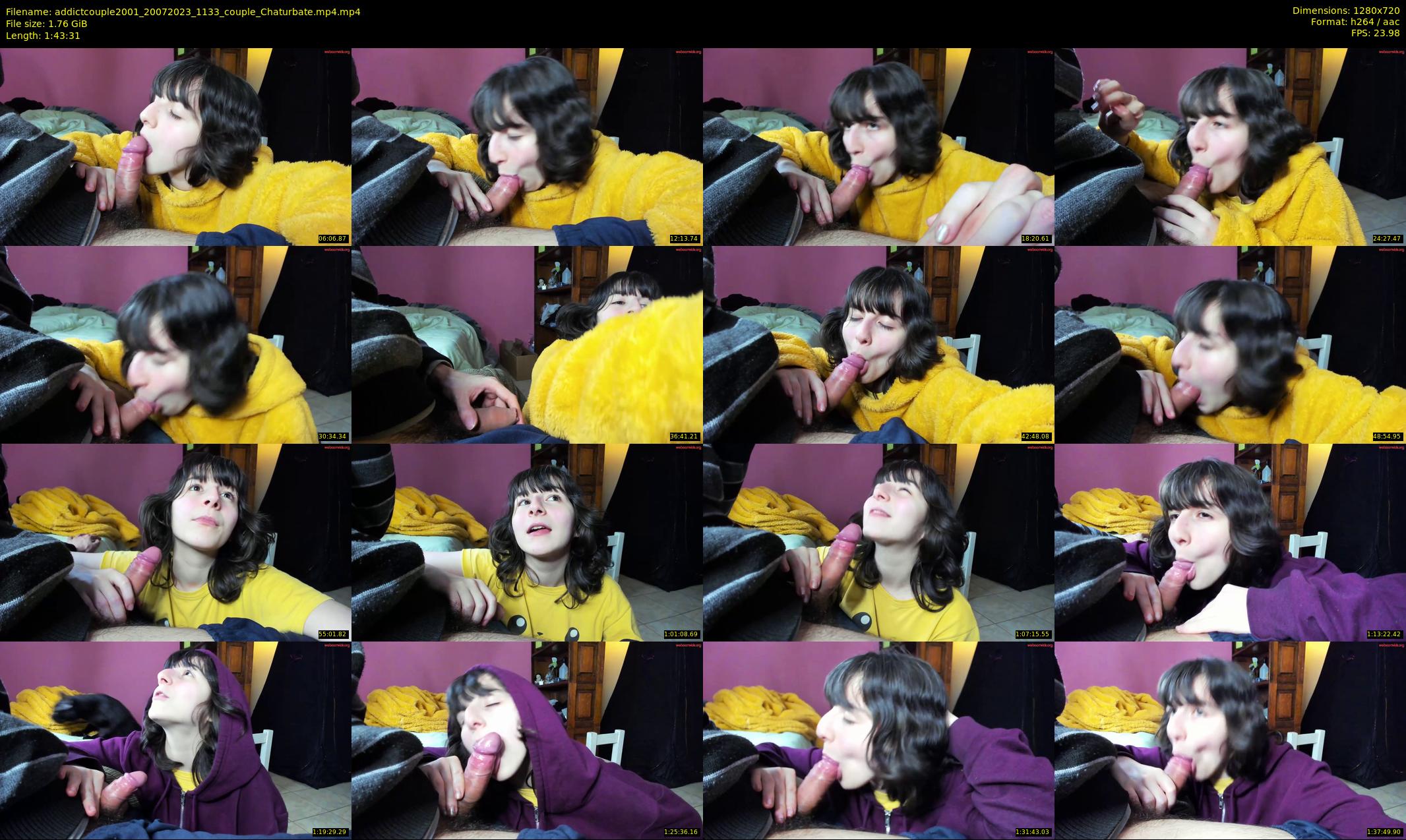 addictcouple2001 — 104 minute Chaturbate couple cam show recording, 720p, Jul 20, 2023