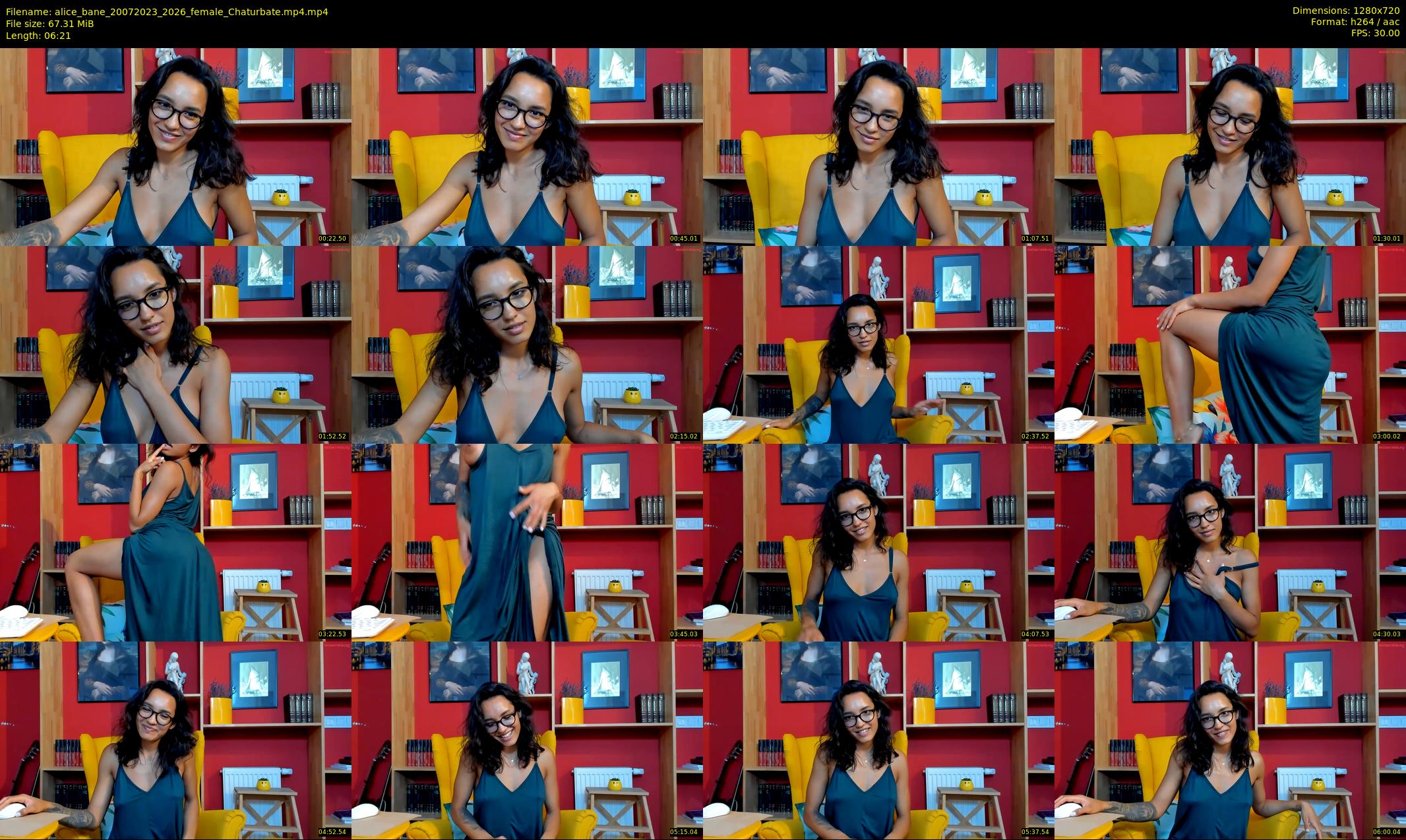 alice_bane — 7 minute Chaturbate female cam show recording, 720p, Jul 20, 2023