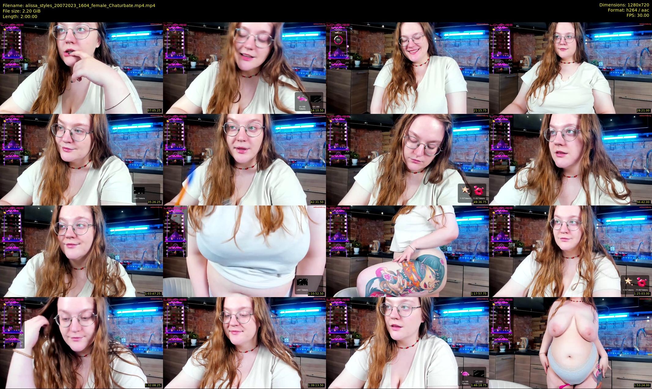 alissa_styles — 120 minute Chaturbate female cam show recording, 720p, Jul 20, 2023