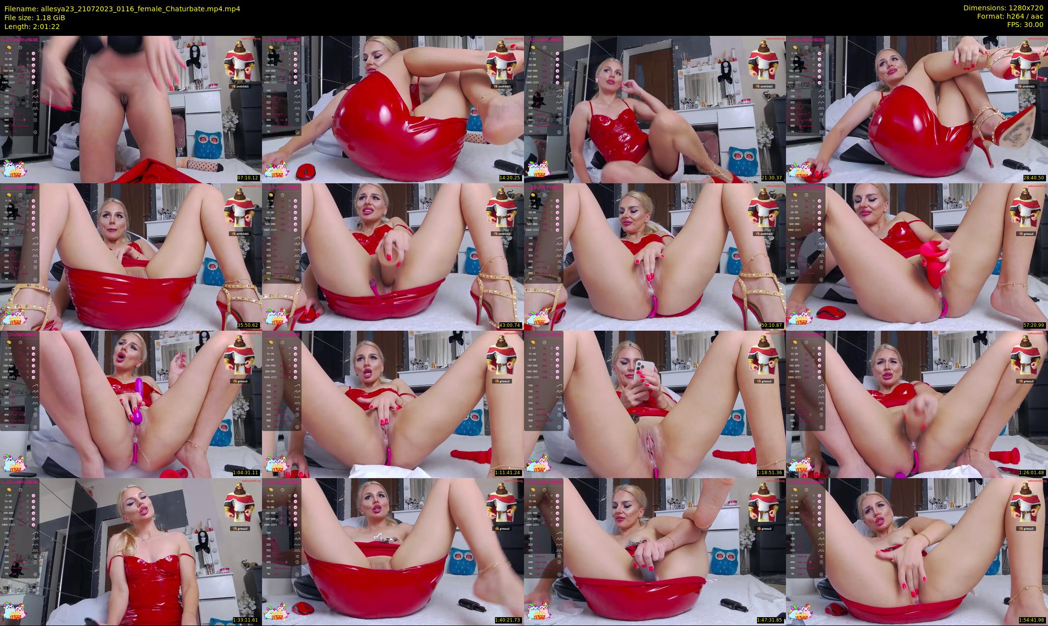 allesya23 — 122 minute Chaturbate female cam show recording, 720p, Jul 21, 2023